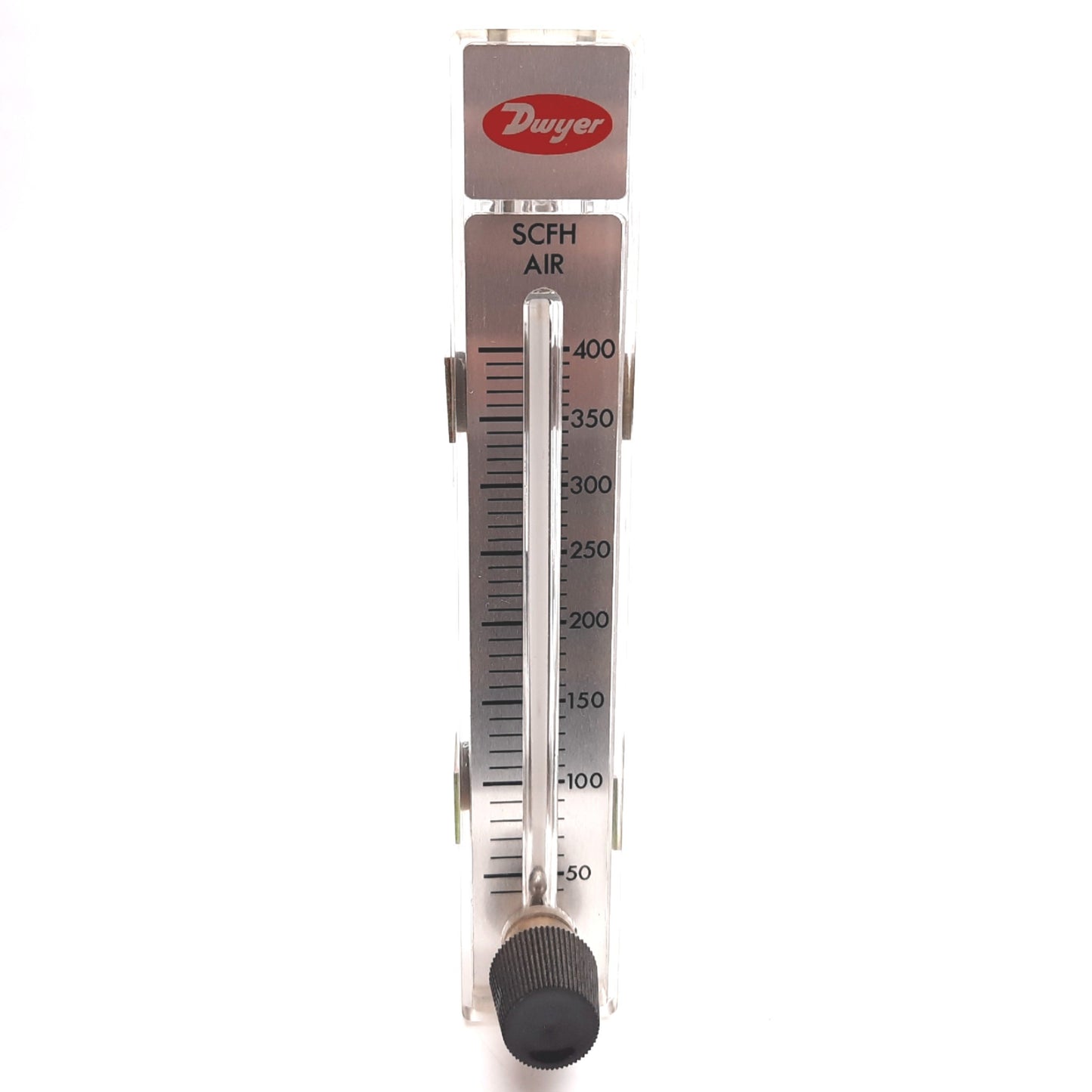 Used Dwyer RMB-55-SSV Rate-Master Air Flowmeter Stainless, 40-400SCFH, 1/4" NPT Ports