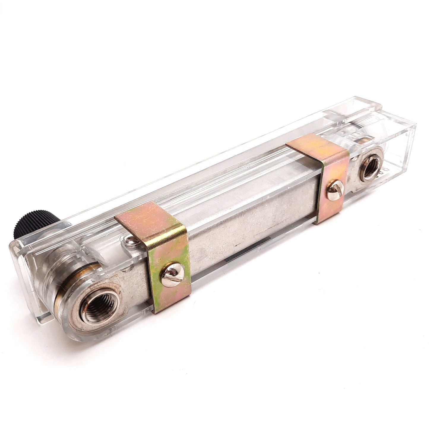 Used Dwyer RMB-55-SSV Rate-Master Air Flowmeter Stainless, 40-400SCFH, 1/4" NPT Ports