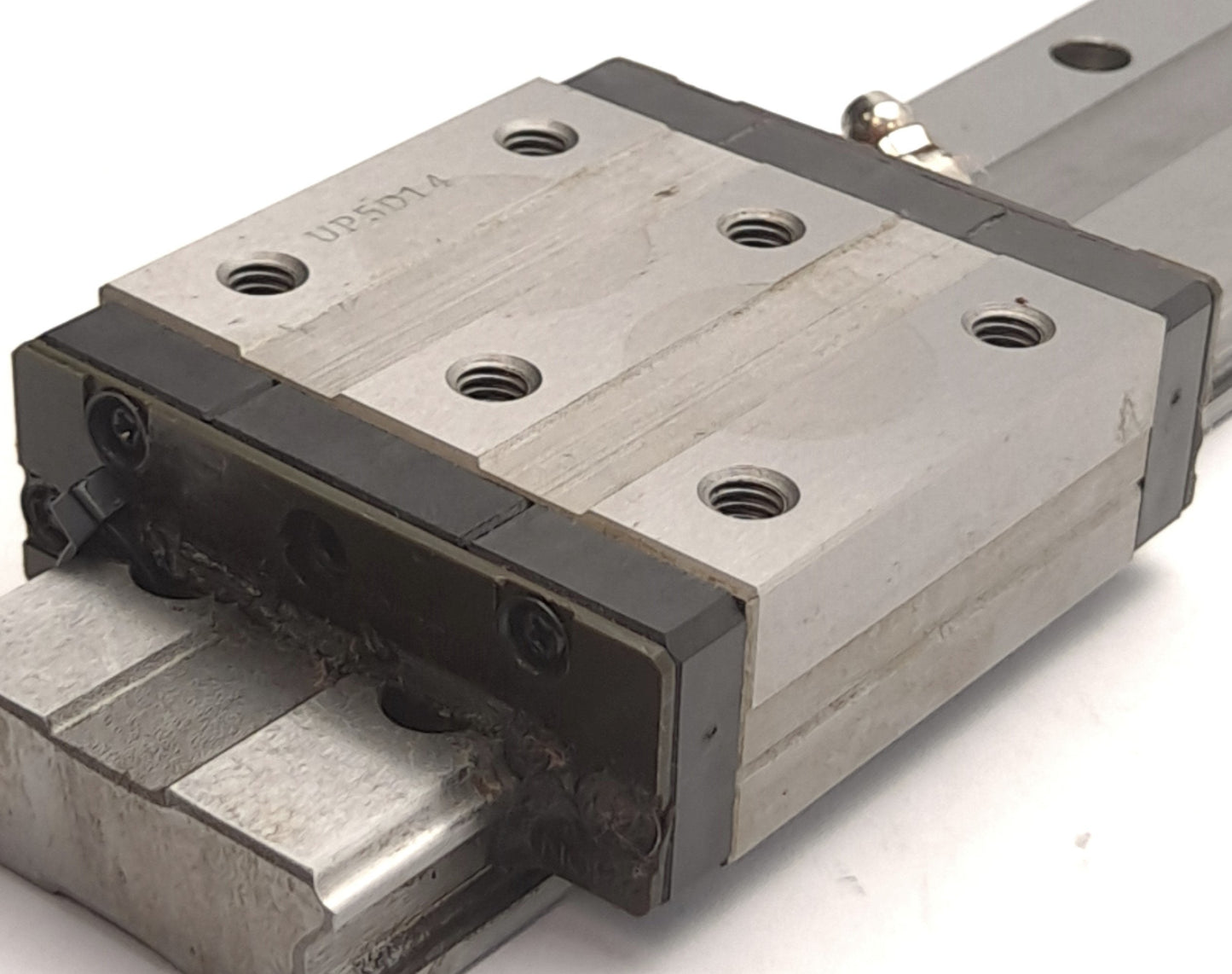 Used THK HRW27-UP5D14-1+520L Linear Motion Guide, 520mm Rail, 27 x 80 x 72.8mm Block