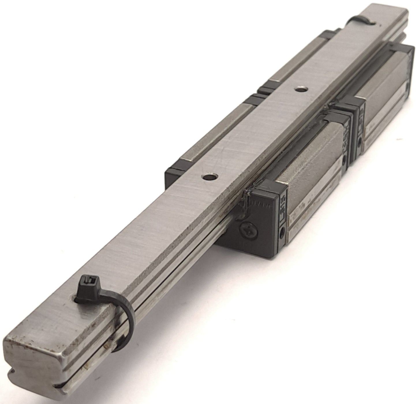 Used NSK LS15220BLC2-PN8 Linear Guide Rail, 220mm Rail, Carbon Steel, Normal Grade