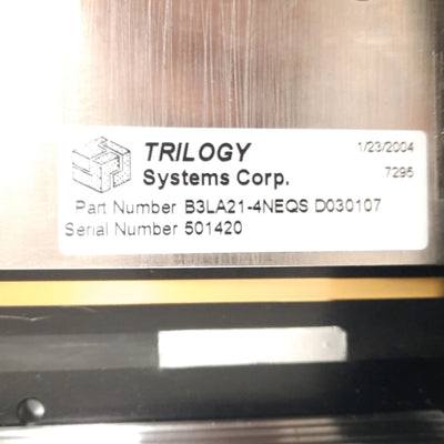 Used Parker Trilogy B3LA21-4NEQS Linear Positioner w/ 5æm Encoder, 21" Base, 120Lbs