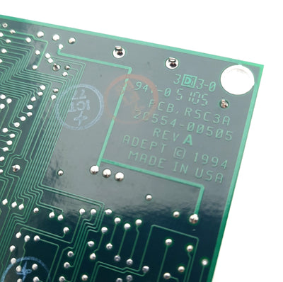 Used Adept 20554-00505 Rev A RSC3A PCB Circuit Fits: 550 Table-Top 4-Axis SCARA Robot