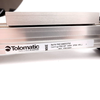 Used Tolomatic MXE16P SN04 SM50 RPL1 MP2 Rail Screw Actuator, Stroke: 50mm