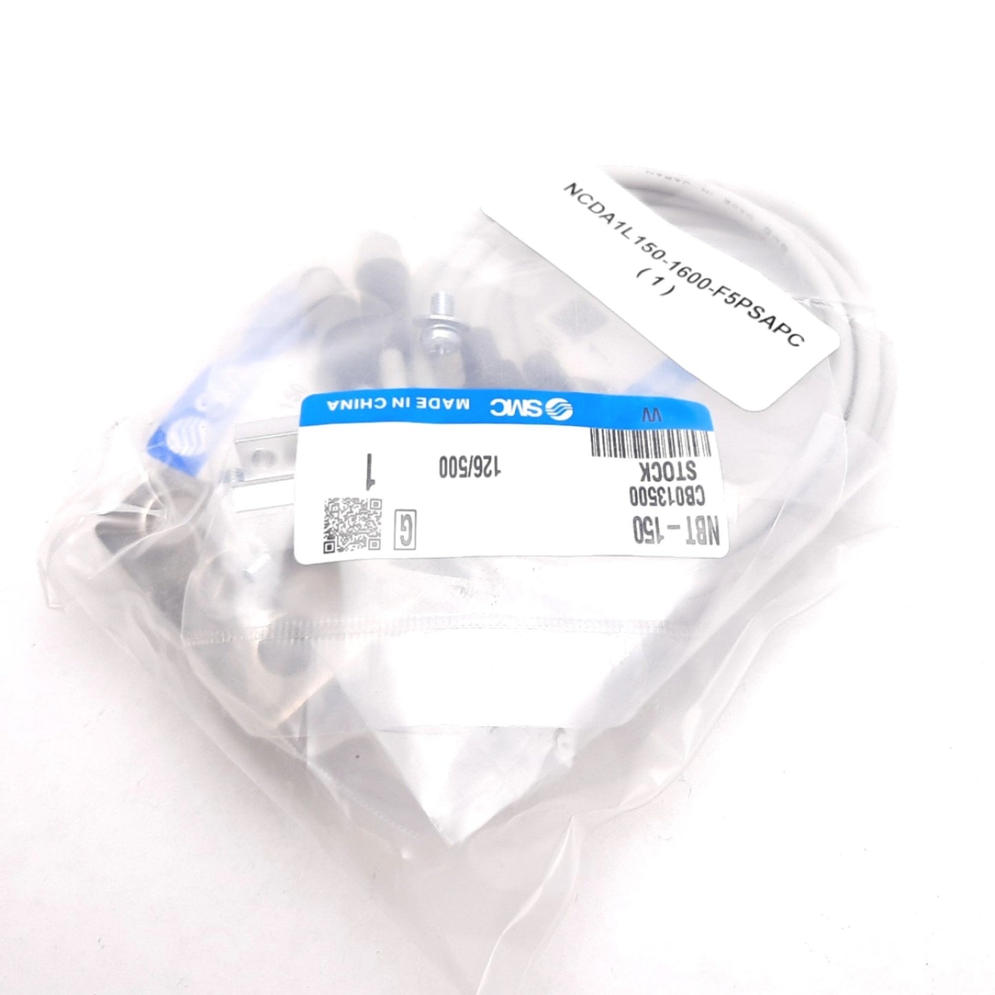 New SMC NCDA1L150-1600-F5PSAPC Tie Rod Cylinder Auto Switch Kit, 2x D-F5P Sensors