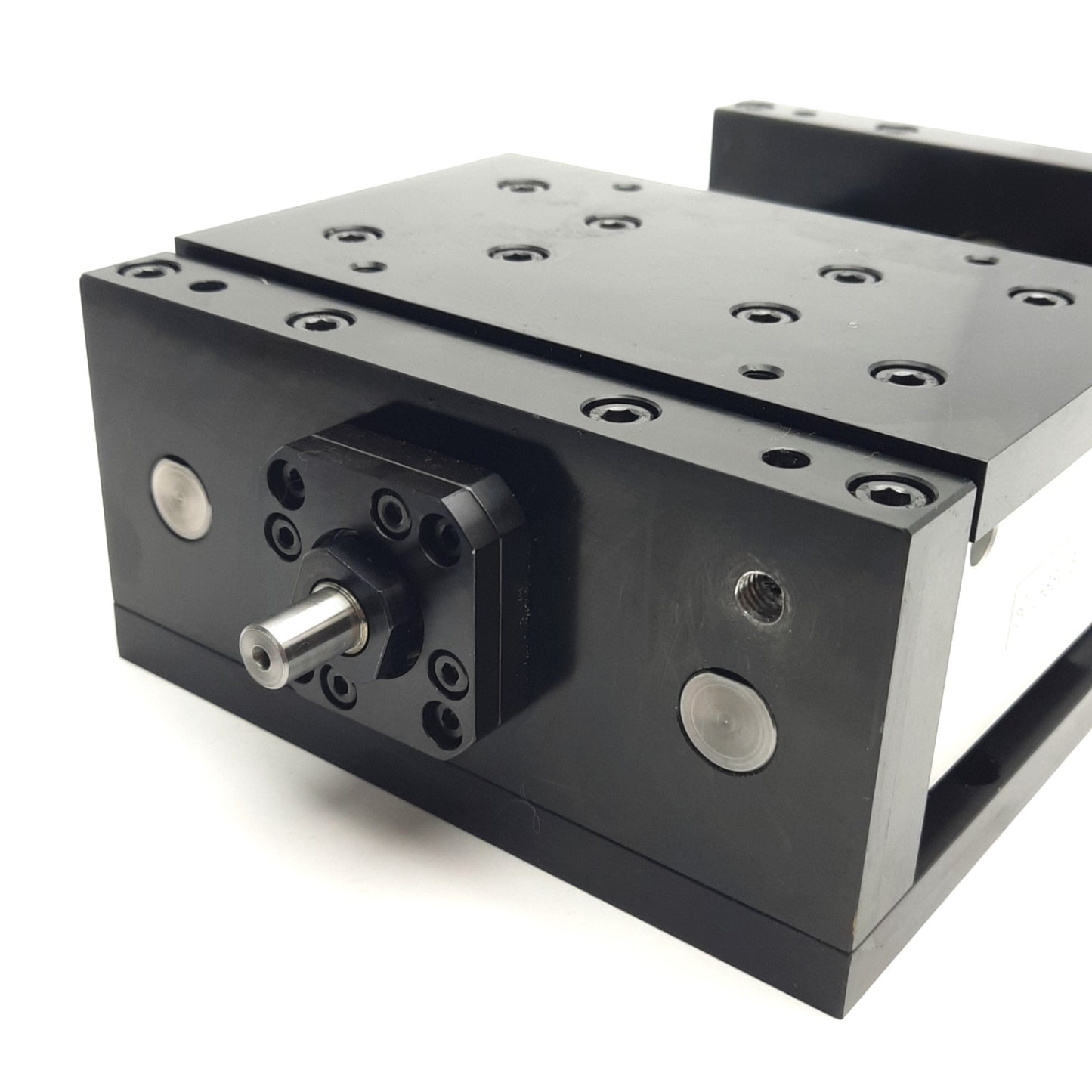 Used Linear Ball Screw Actuator Stage Table 3.5" Stroke w/Misumi LHSSW16 Bushings