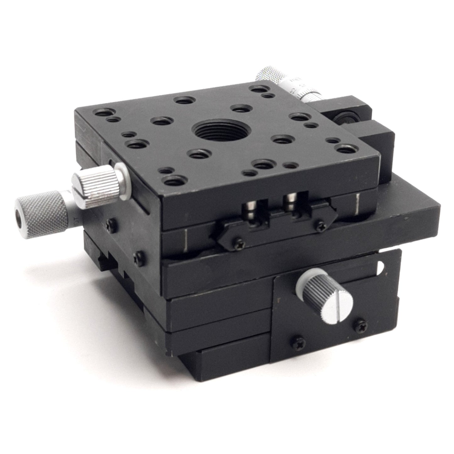 Used Melles Griot X-Y Linear Translation Stage, 13mm x 13mm Travel, 65mm Platform