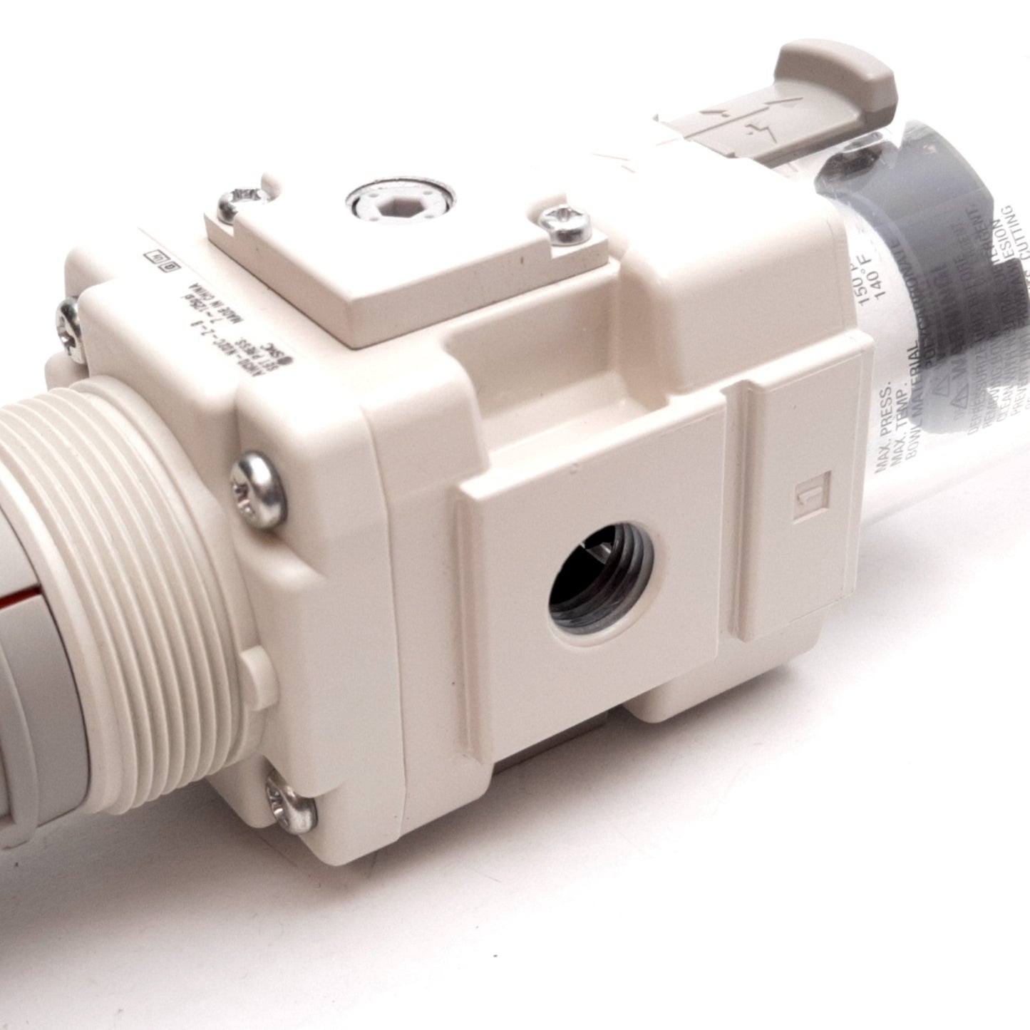 New SMC AW30-N02C-Z-B Filter/Regulator, Supply: 150psi, Set: 7-125psi, 1/4" NPT