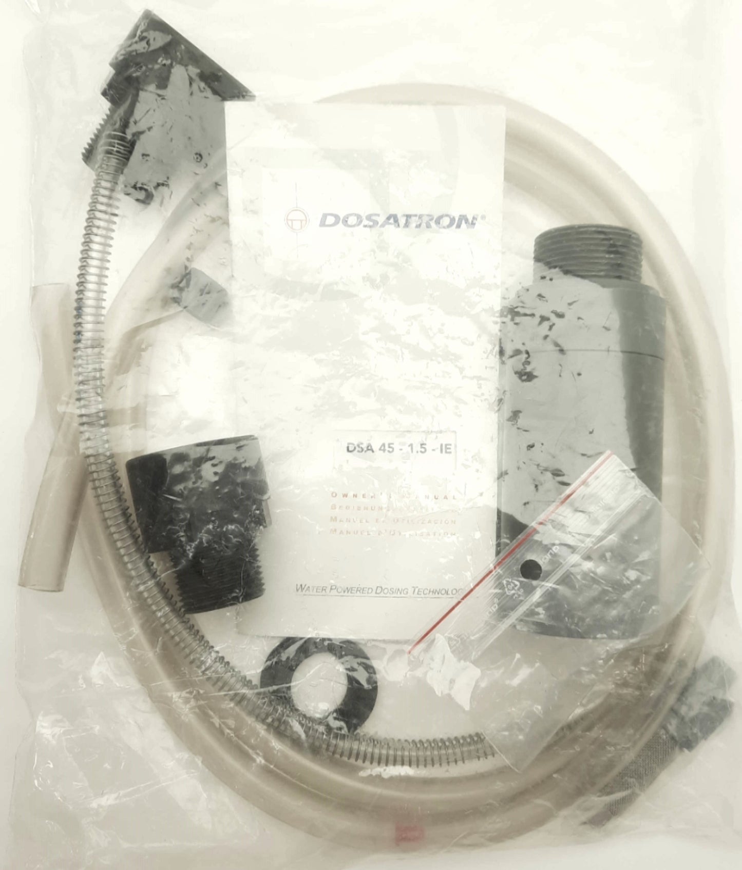 New – Open box Dosatron D45REIE15AFP PVDF Dosing Pump, .4-20GPM, 1:500-1:66, 7-70psi, 7-14PF