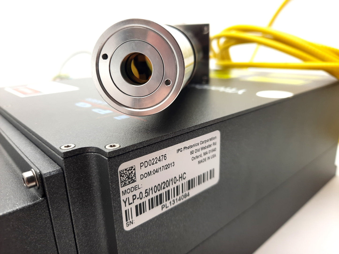 New IPG Photonics YLP-0.5/100/20/10-HC Ytterbium Fiber Laser, 10W, 1064nm 24VDC 100W