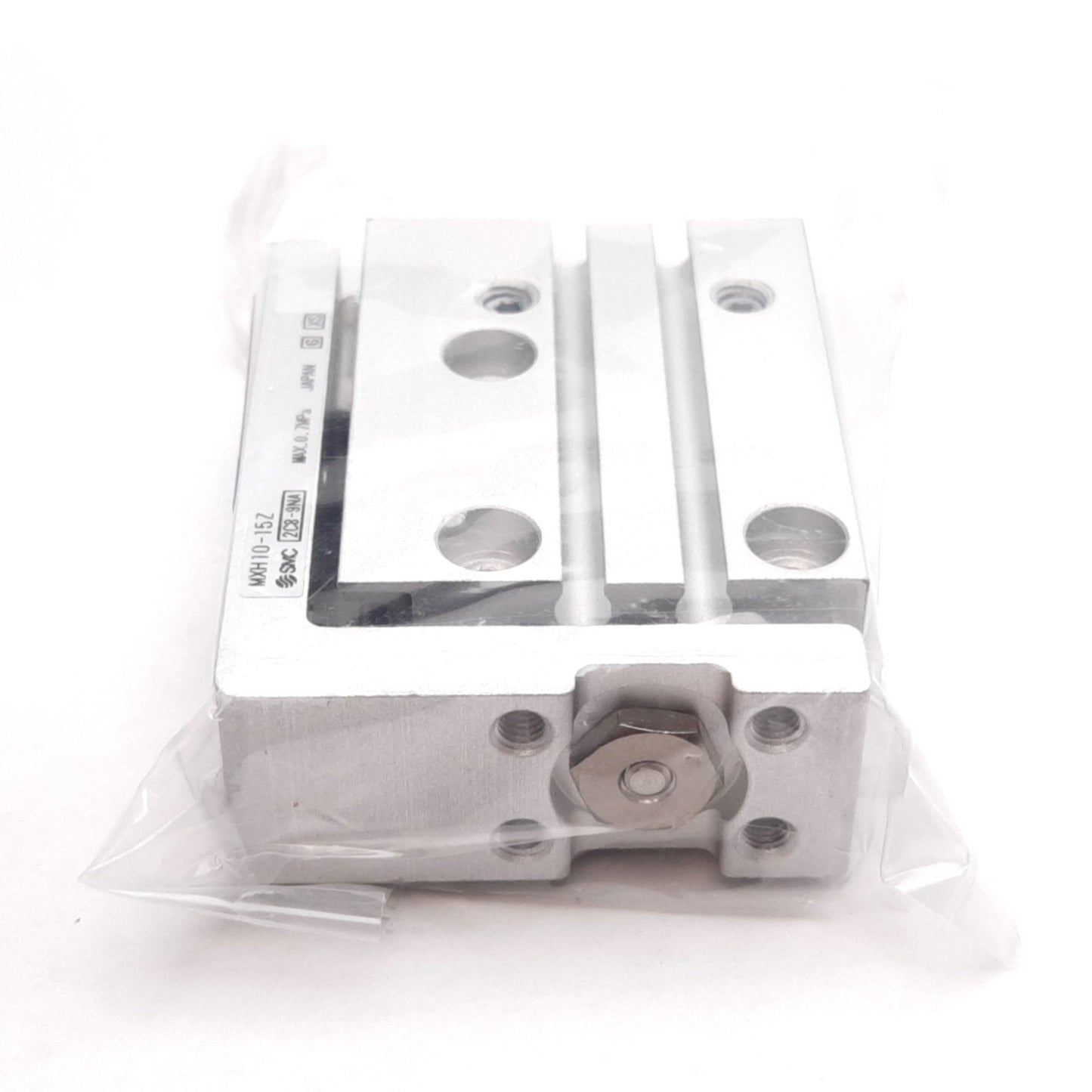 New SMC MXH10-15Z Compact Air Slide Table, Bore: 10mm, Stroke: 15mm, 0.7MPa, M5x0.8
