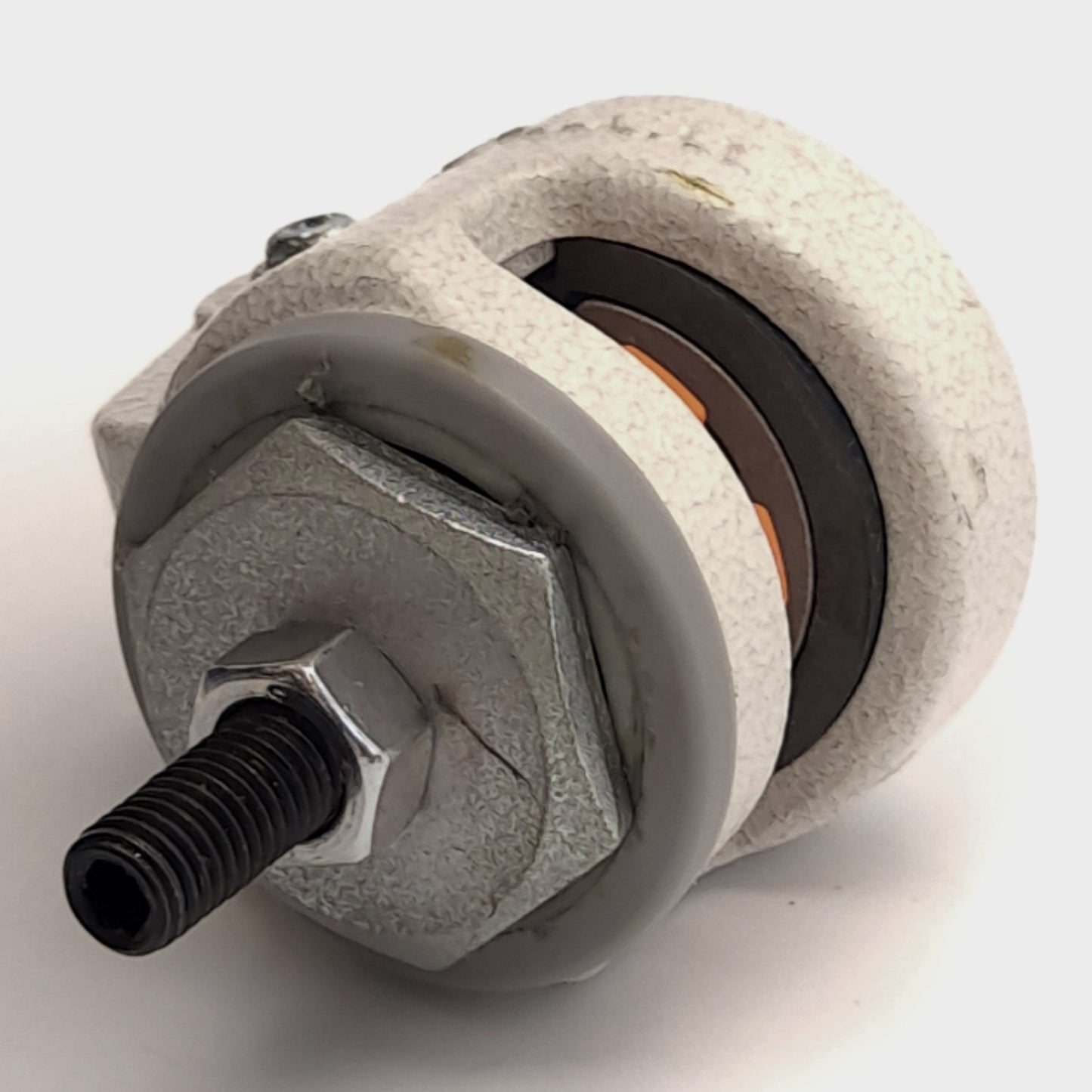 Used WMI Caster WMIW-60SS Swivel Stem Leveling Caster With Nylon Wheel 375lb Capacity