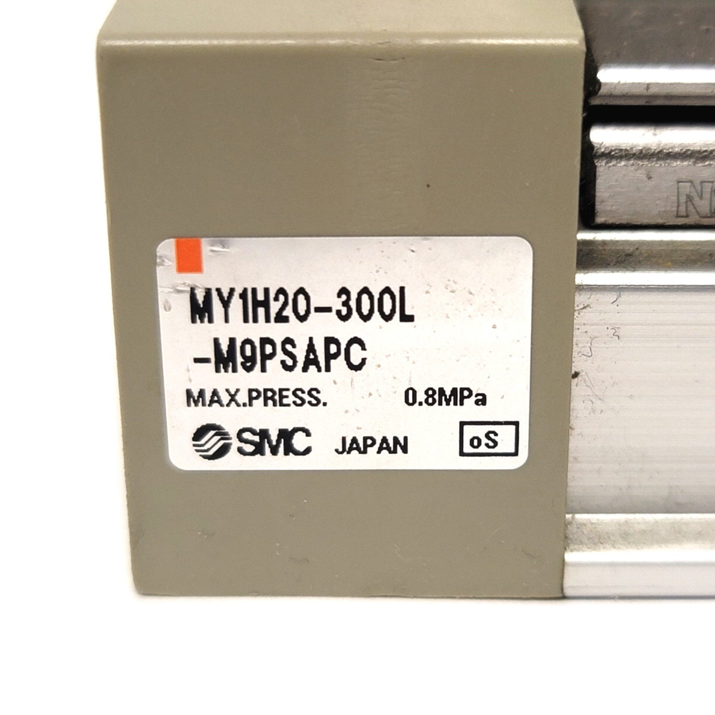 Used SMC MY1H20-300L Pneumatic Linear Actuator 20mm Bore, 300mm Stroke, M5 Ports