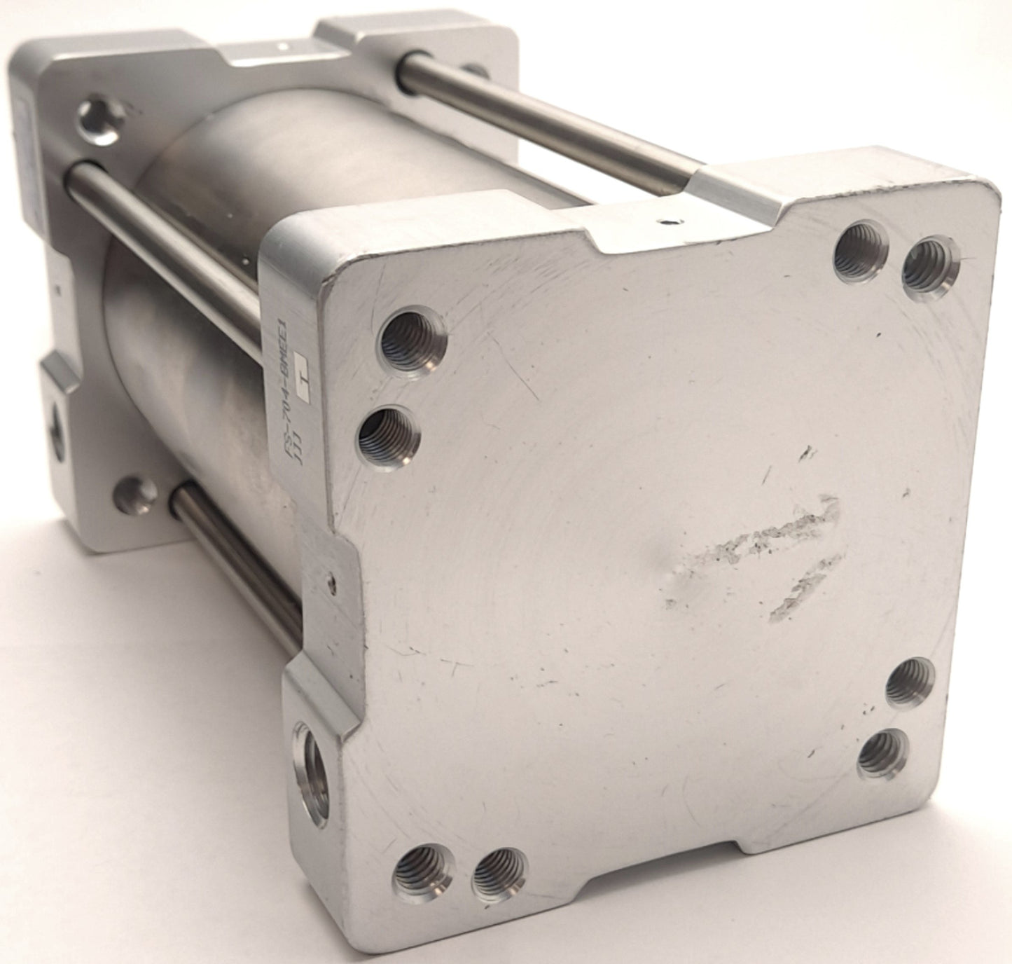 Used Bimba FS-704-BMEE1 Flat-1 Pneumatic Cylinder, 3" Bore, 4" Stroke, Double-Acting