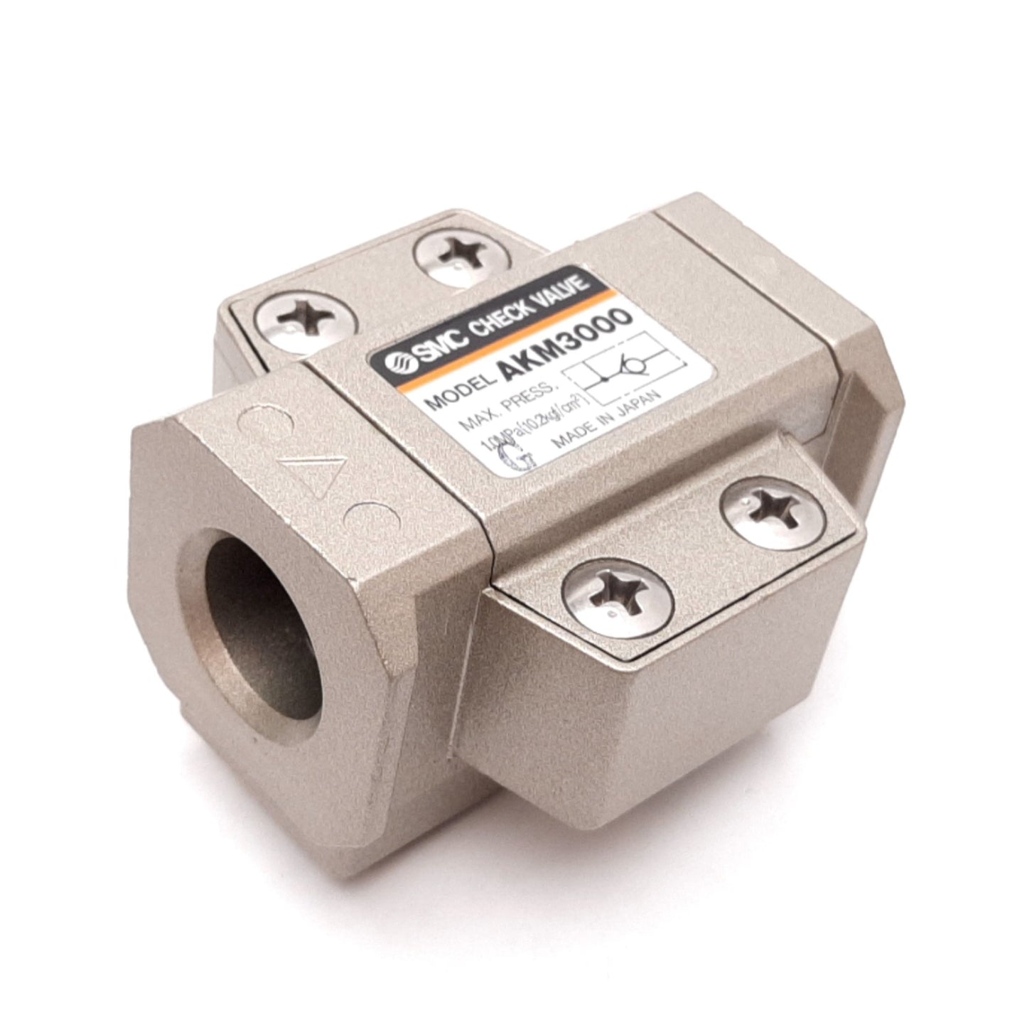 New SMC AKM3000-N02 Modular Check Valve, Pressure: 1.0MPa 145psi, Ports: 1/4" NPT