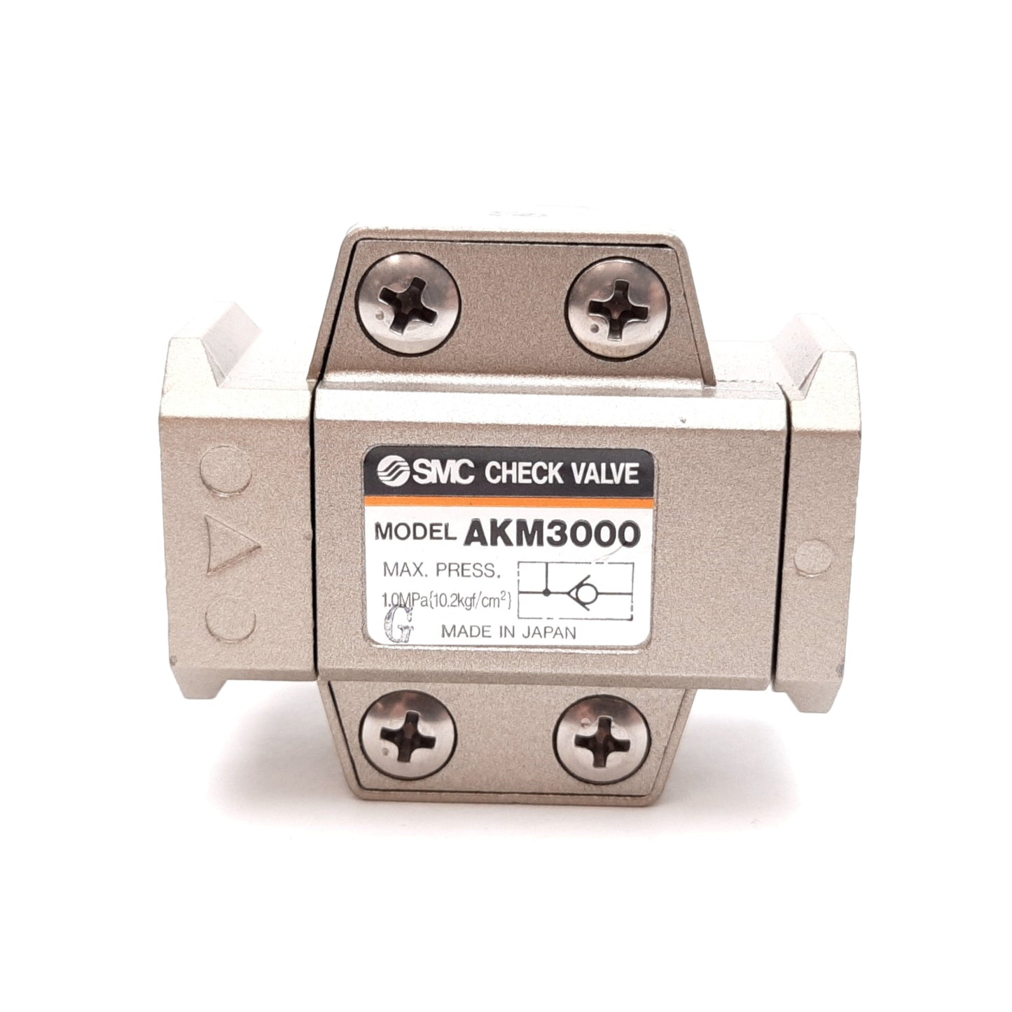 New SMC AKM3000-N02 Modular Check Valve, Pressure: 1.0MPa 145psi, Ports: 1/4" NPT