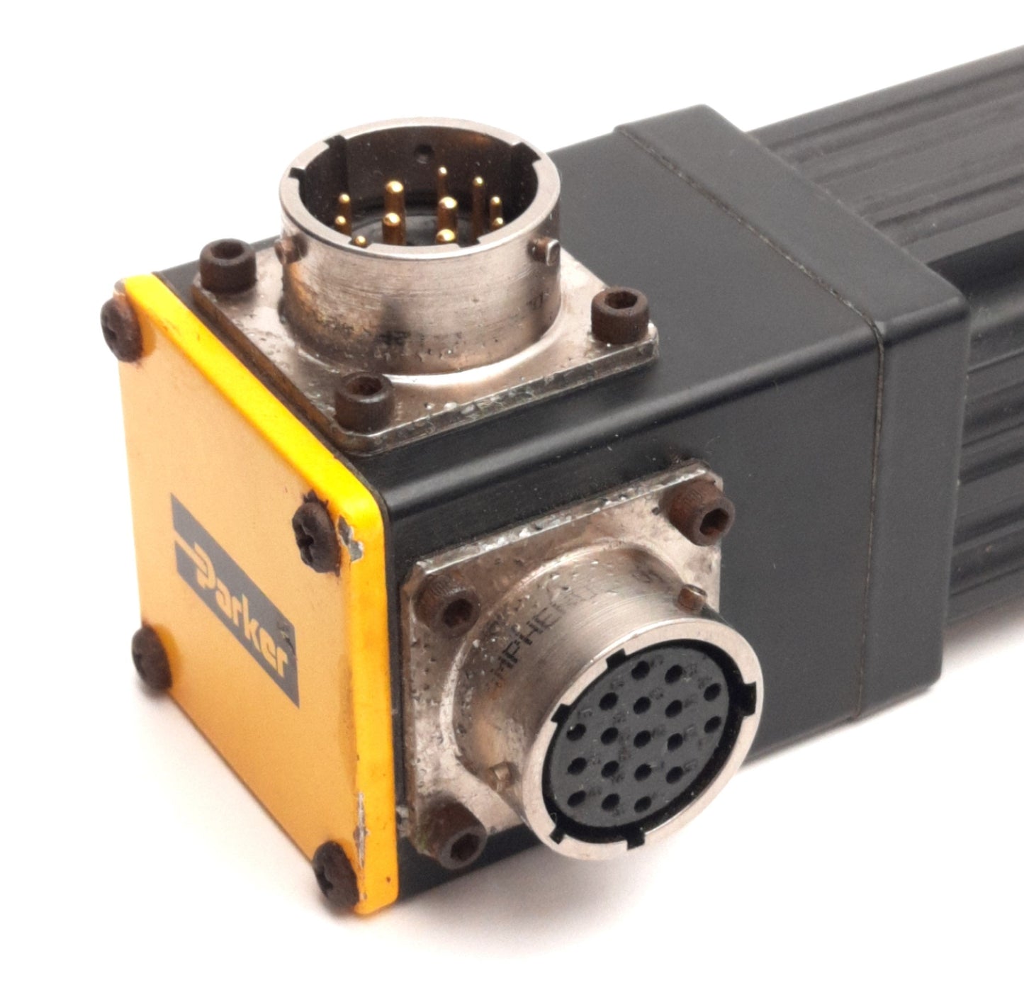 Used Parker SM162AE-NTQN Compumotor Servo Motor, Power: 340V 2.1A, Torque 44 oz-in