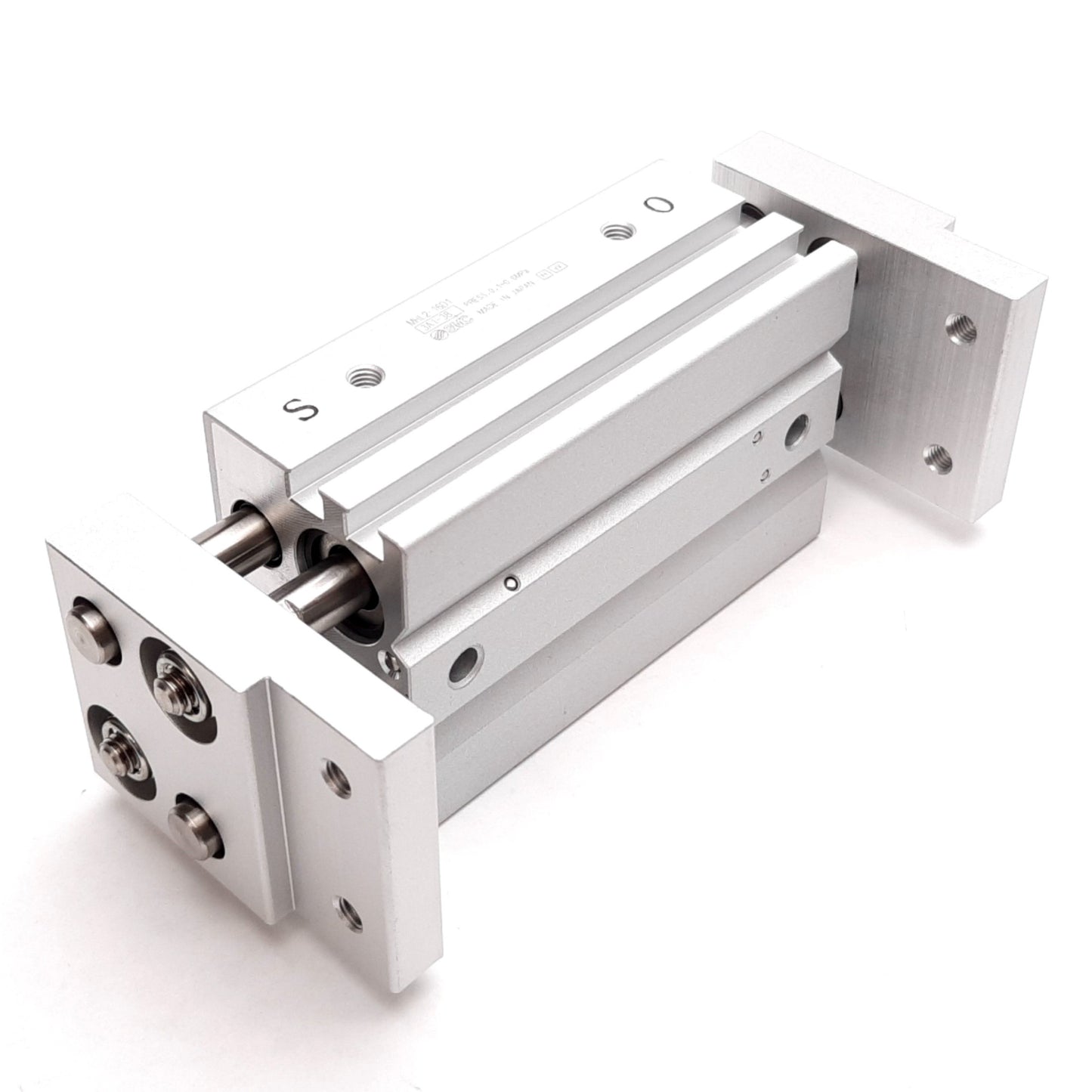 New SMC MHL2-16D1 Pneumatic Gripper, 2-Finger, Bore: 16mm, Stroke: 60mm, M5x0.8