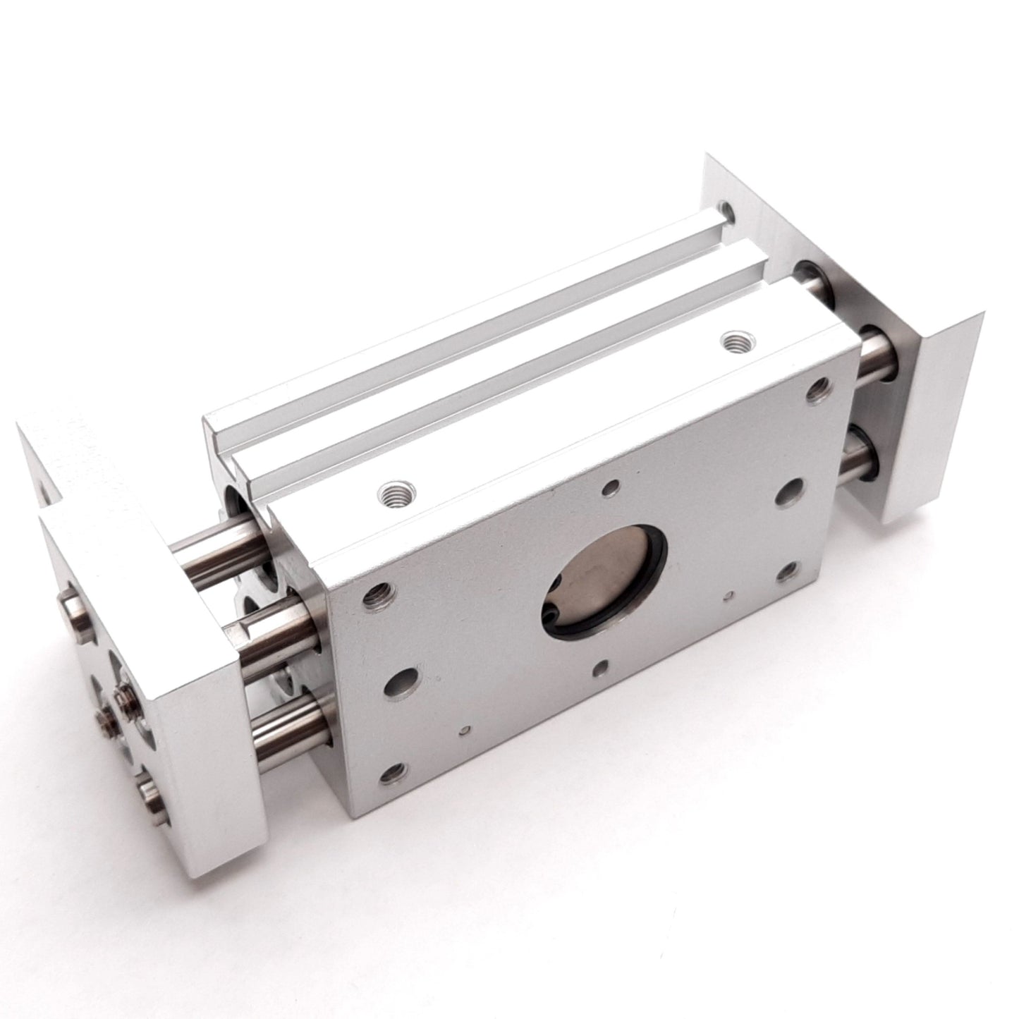 New SMC MHL2-16D1 Pneumatic Gripper, 2-Finger, Bore: 16mm, Stroke: 60mm, M5x0.8