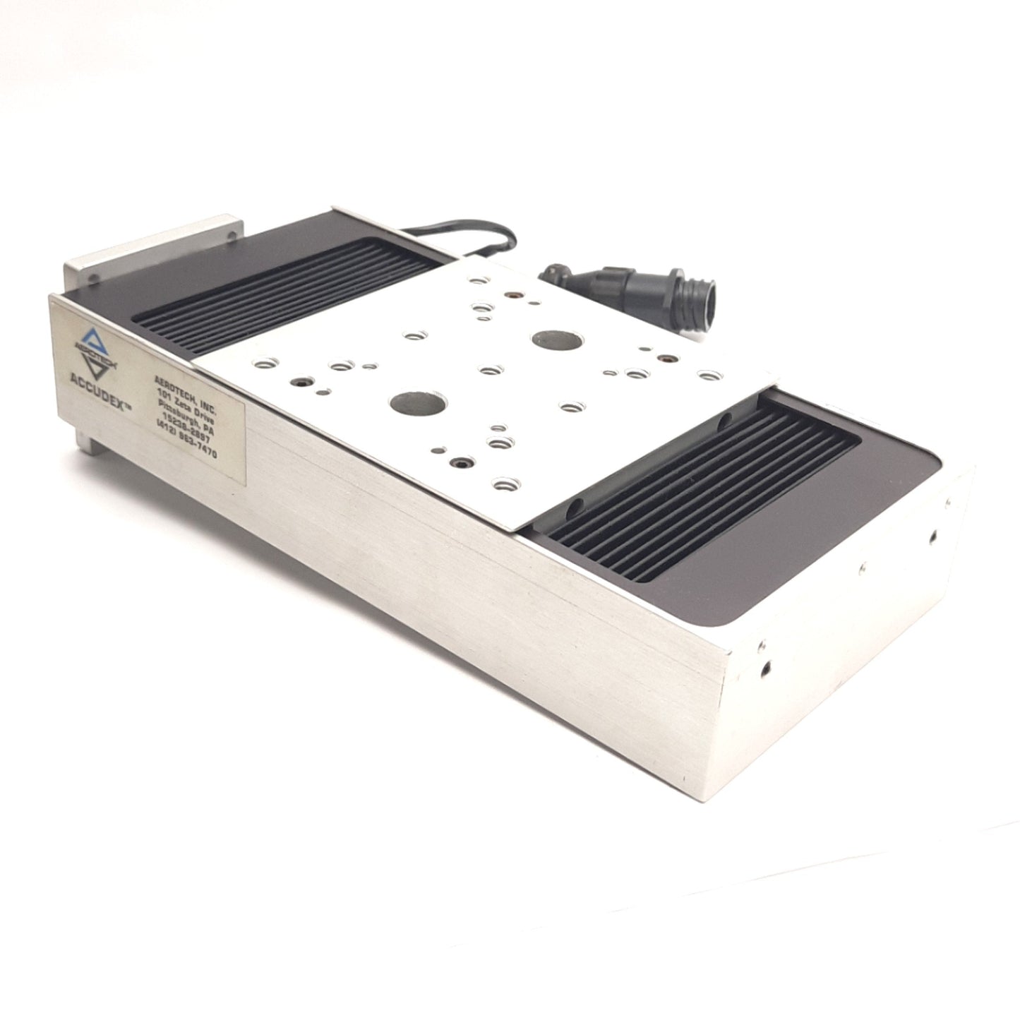 Used Aerotech ATS100-50-U-20P Linear Ball Screw Actuator 50mm Travel 2mm Lead NEMA23