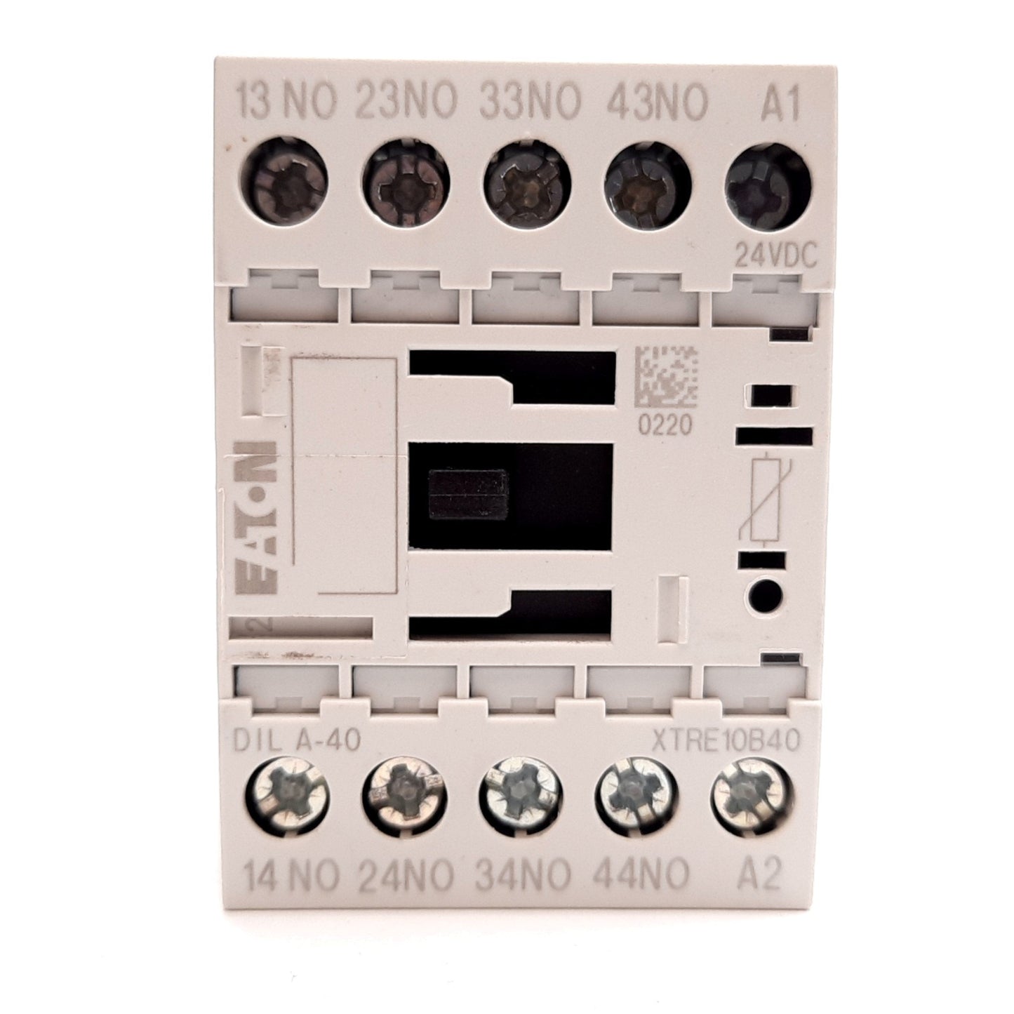 New Eaton DILA-40 Contactor, 4-Pole, Coil: 24VDC, Rating: 16A 600VAC 250VDC