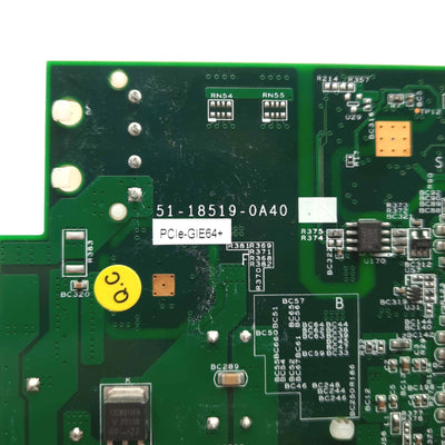 Used ADLINK PCIe-GIE64+ GigE Vision Frame Grabber Card, PCIe x4, 4x PoE Ethernet