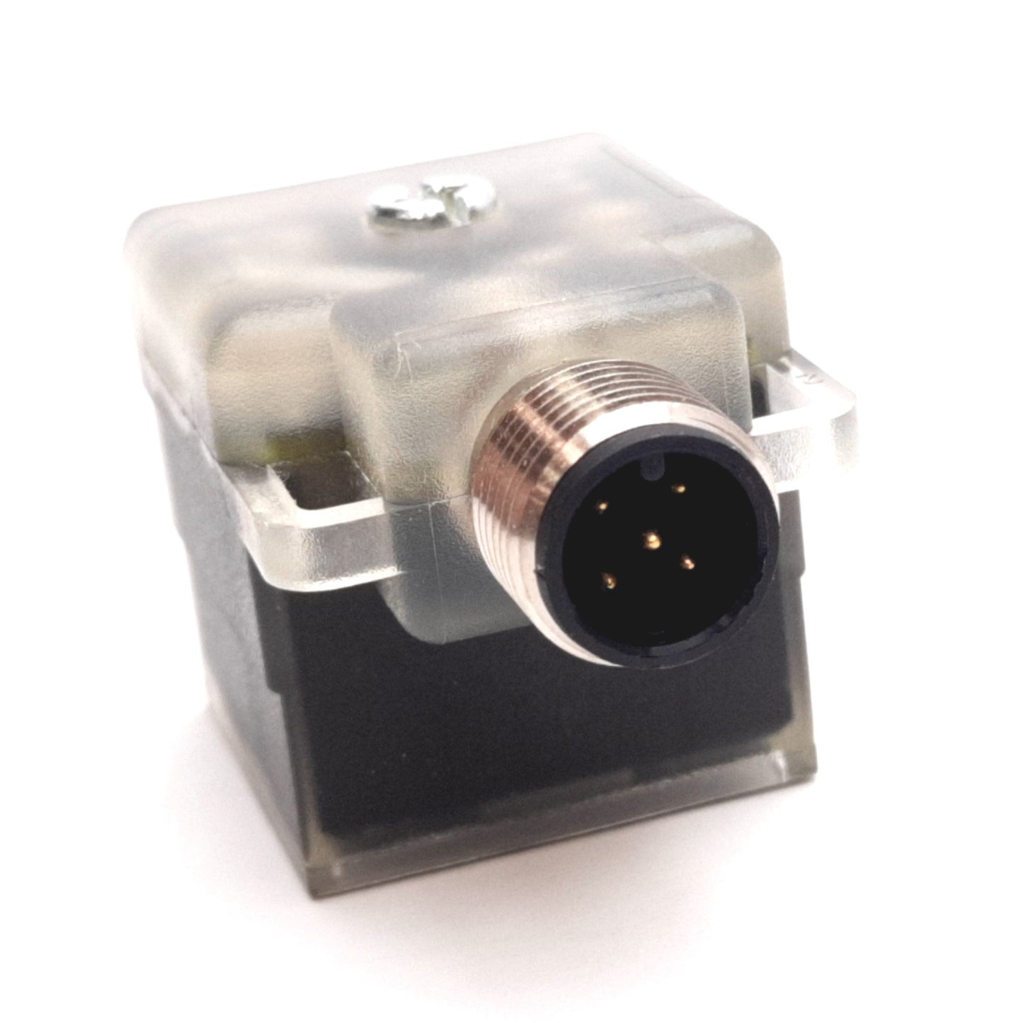 New Lumberg VAD 1A-1-3-M12-5 DIN Valve Adapter Connector, 4A 24VAC/DC, 5-Pin M12