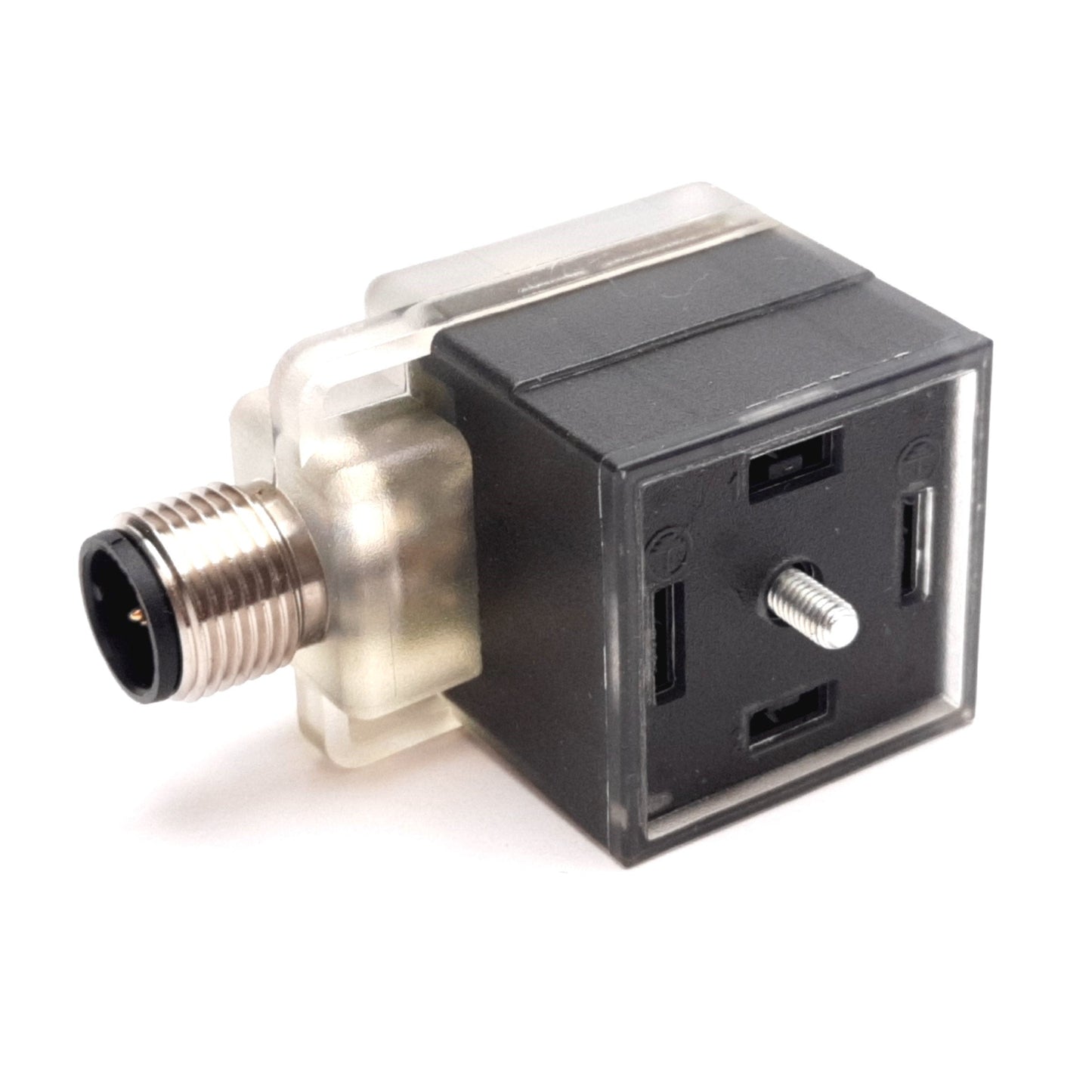 New Lumberg VAD 1A-1-3-M12-5 DIN Valve Adapter Connector, 4A 24VAC/DC, 5-Pin M12
