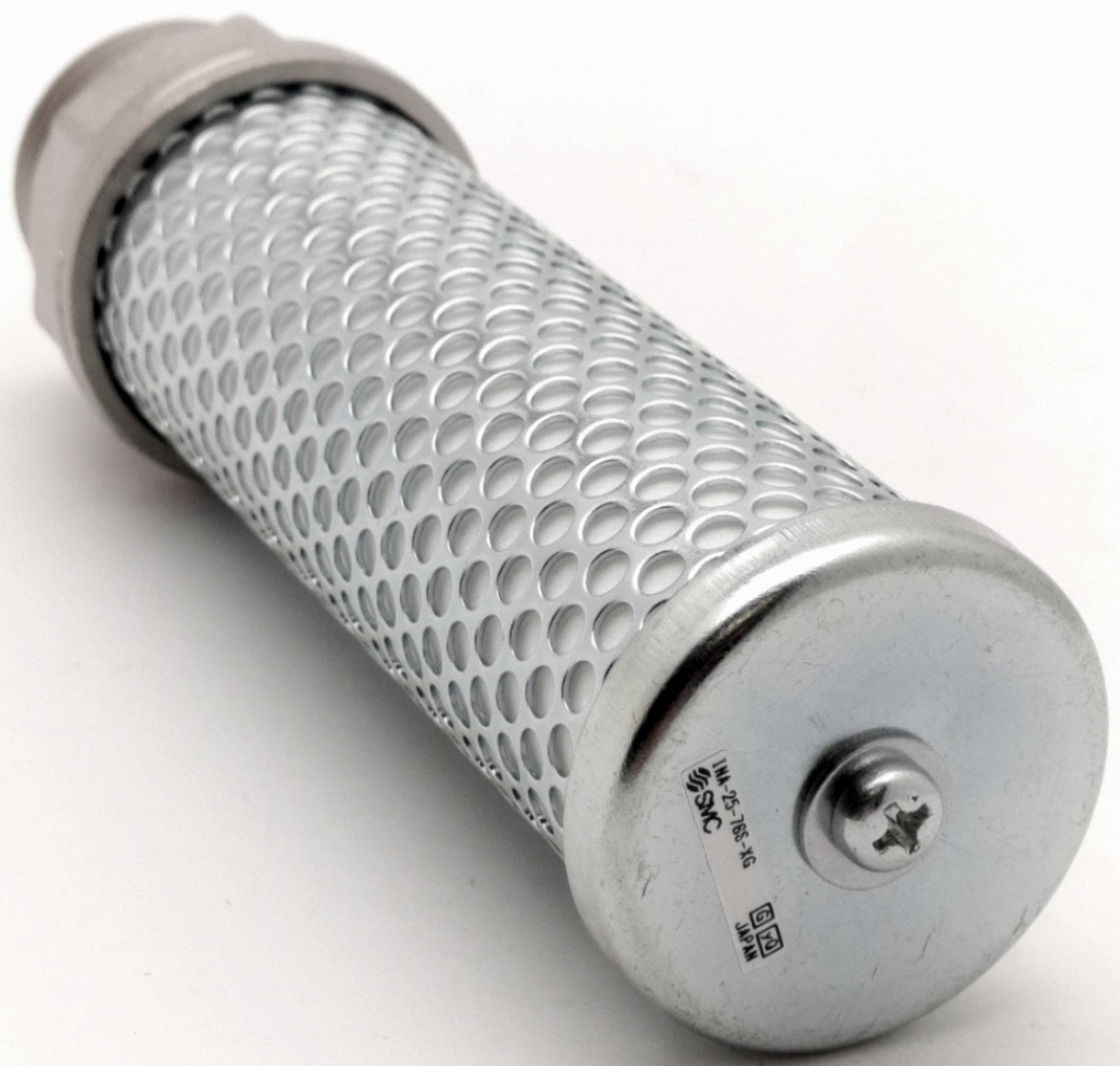 New – Open box Lot of 2 SMC INA-25-76S-XG Exhaust Port Silencers G 3/4 Thread 35dB(A) Reduction