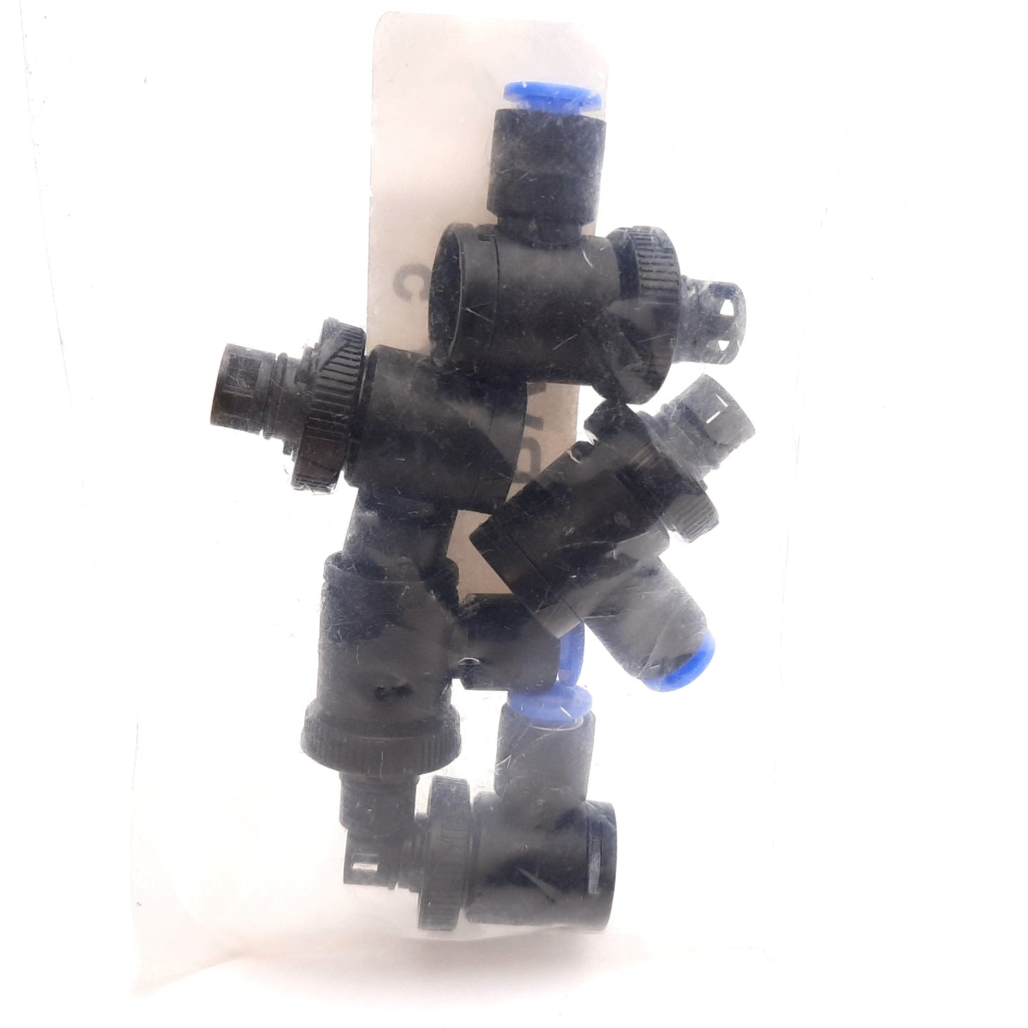 New Lot of 5 SMC KBV2-06 Piping Elbow Module, Tube Size: 6mm, Pressure: 1.0MPa