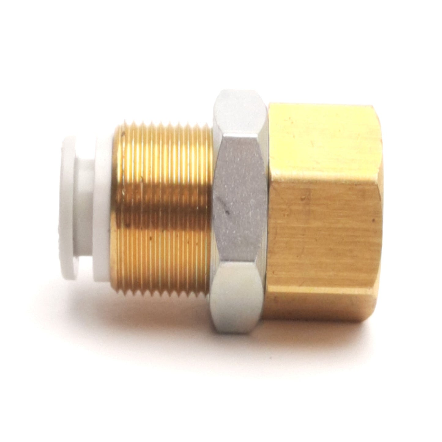 New Lot of 5 SMC KQ2E10-02 Female Bulkhead Connector, 10mm P2C to R1/4, 1 MPa Max