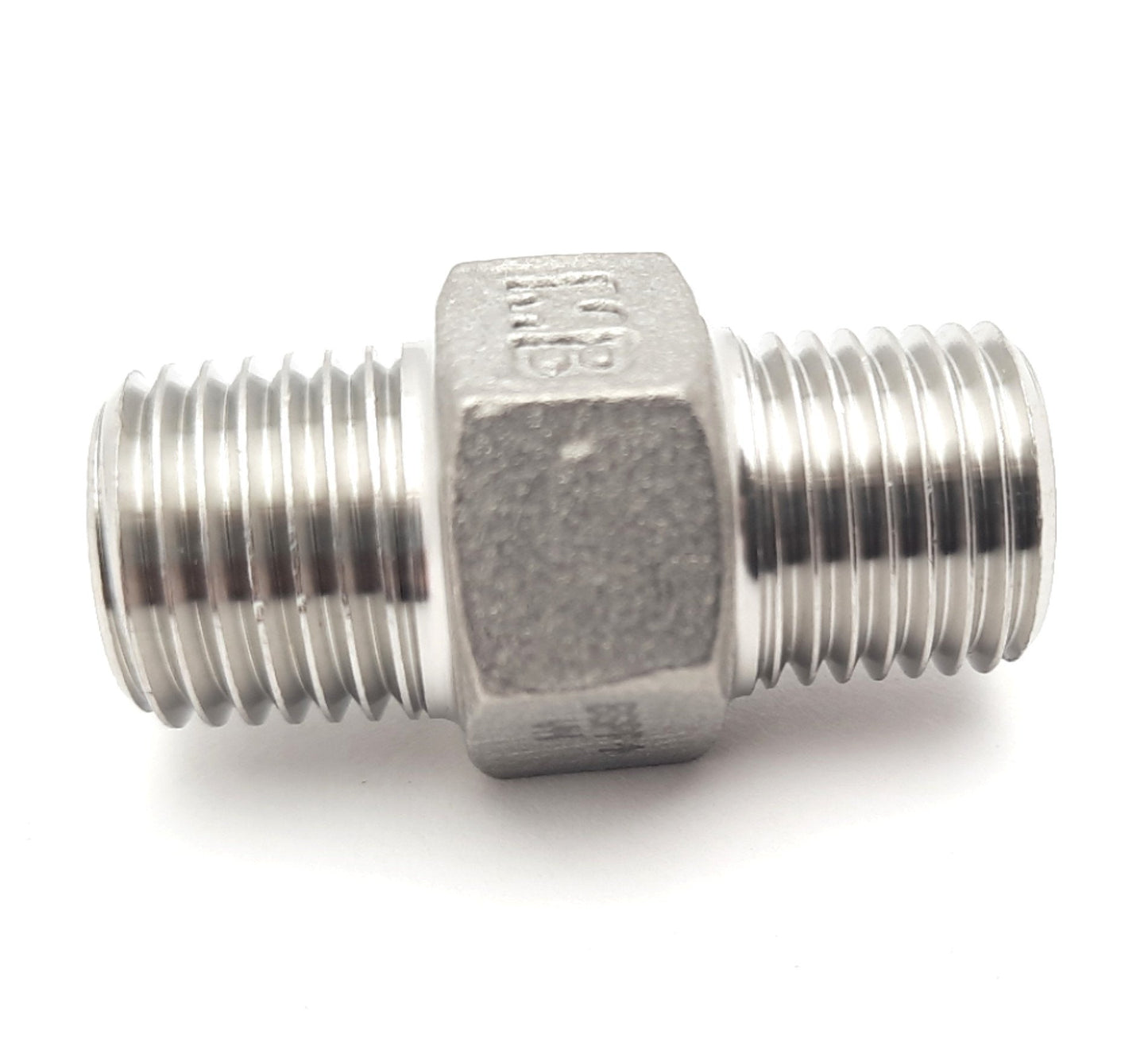 New Lot of 9 Low Pressure Pipe Fitting Straight Adapter Male to Male 300psi 1/4NPT