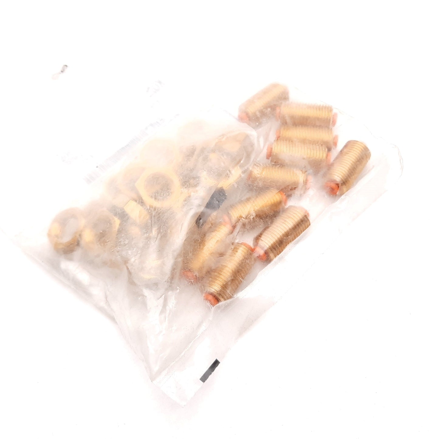 New Lot of 10 SMC KQ2E01-00A Bulkhead Union Fitting, Thread: 3/8-24UNF, 1/8" Tube