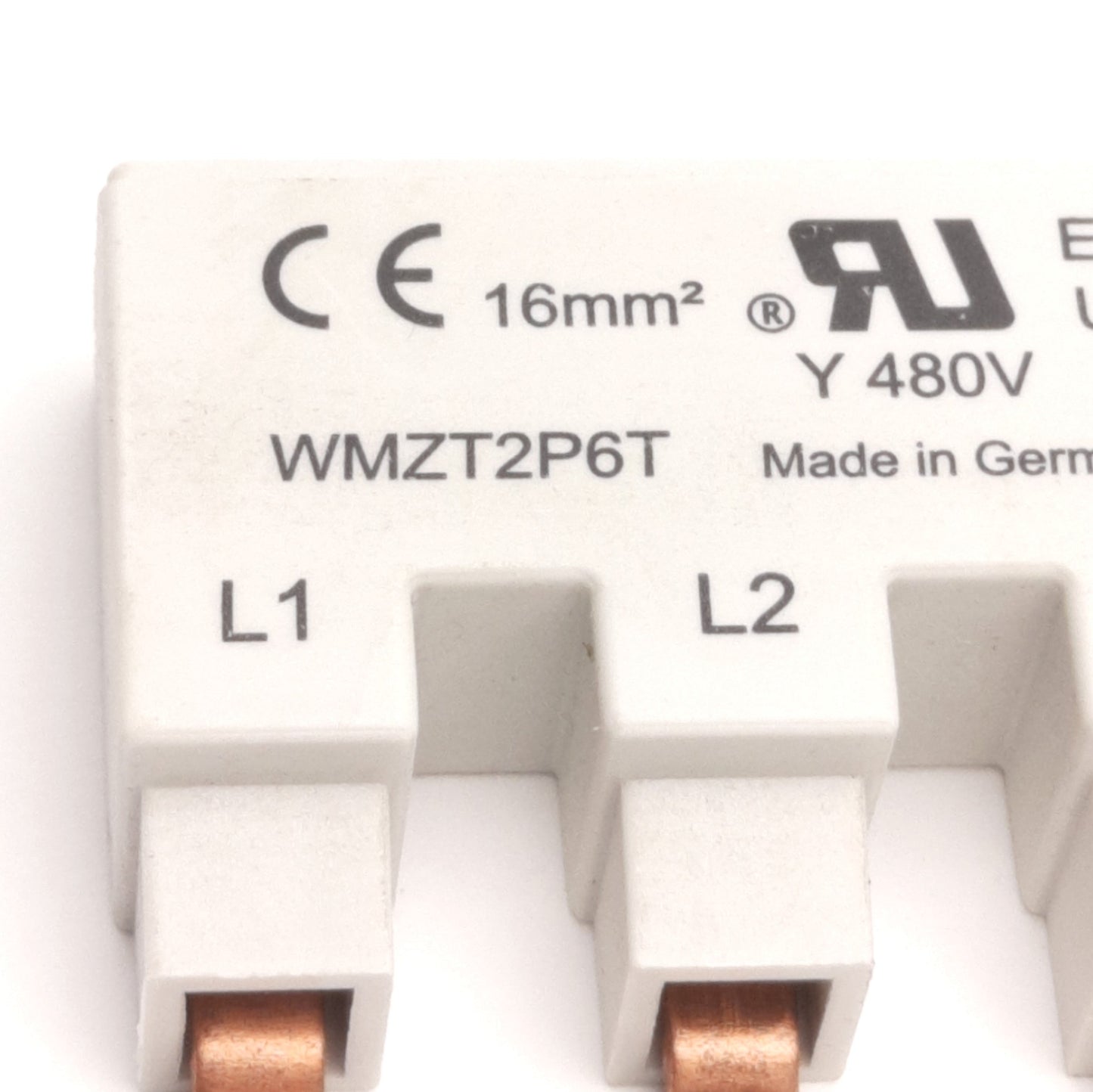 Used Eaton WMZT2P6T Circuit Breaker Bus Bar, 2-Poles, 6 Terminals, Voltage: 480V