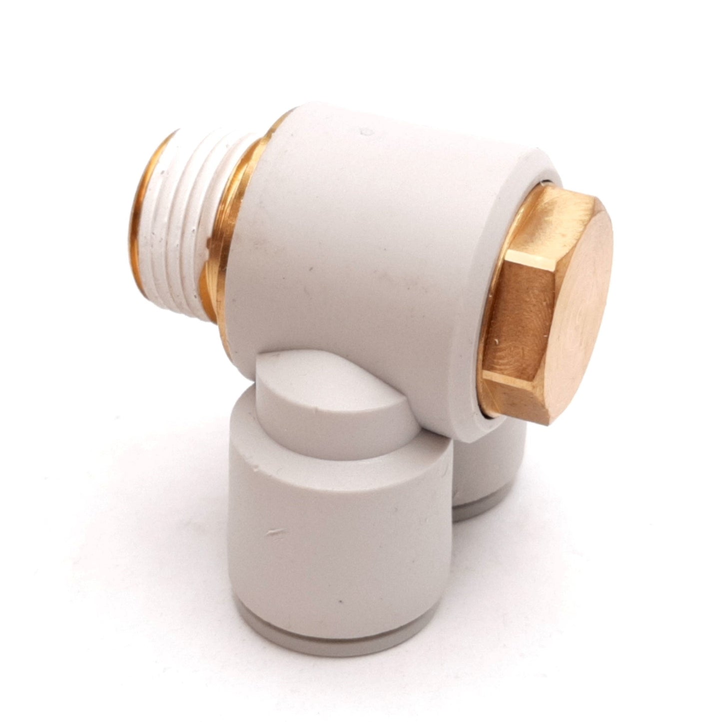 New Lot of 5 SMC KQ2Z12-03AS Branch Universal Male Elbow Fitting, R3/8, 12mm Tube