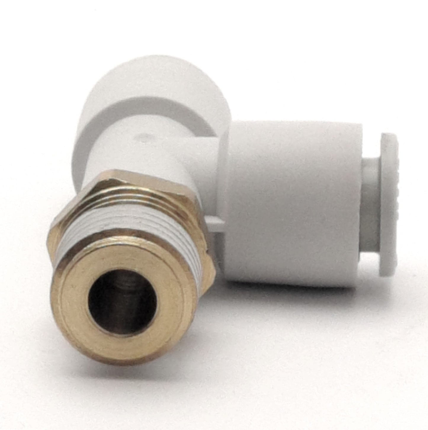 Used Lot of 10 SMC KQ2Y08-02S Male Run Tee One-Touch Fitting ø8 Tubing, RC 1/4 Thread