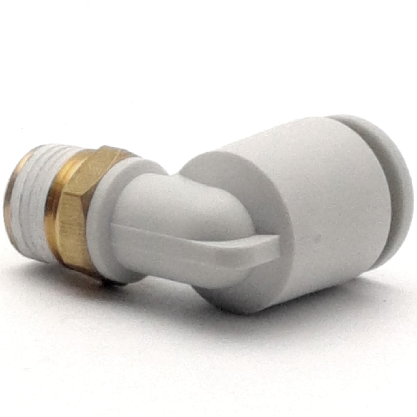 New Lot of 10 SMC KQ2L08-01AS One-Touch Elbow Fitting, ø8 Tubing, RC1/8 with Sealant