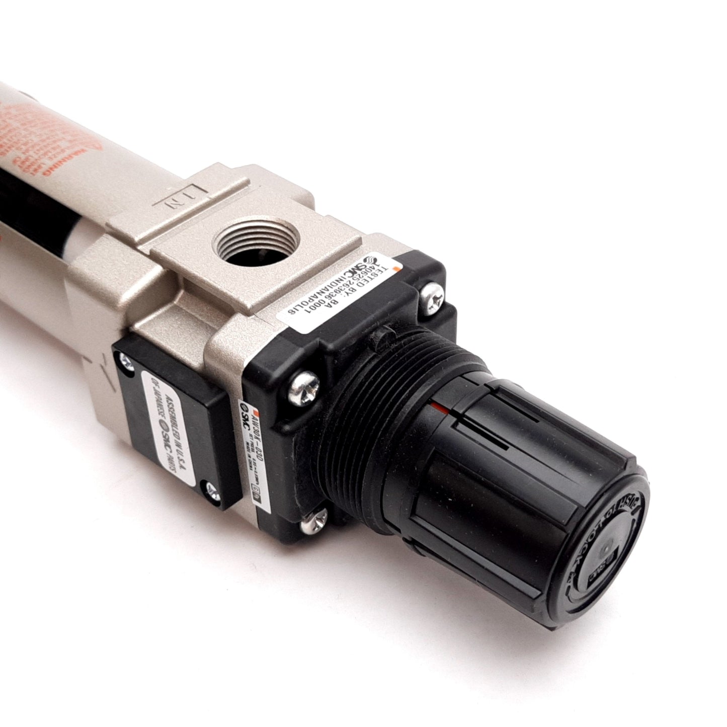 New SMC AW30K-03DGH-R Pneumatic Filter/Regulator, 0.05-0.85MPa, Rc3/8, 0-1MPa Gauge