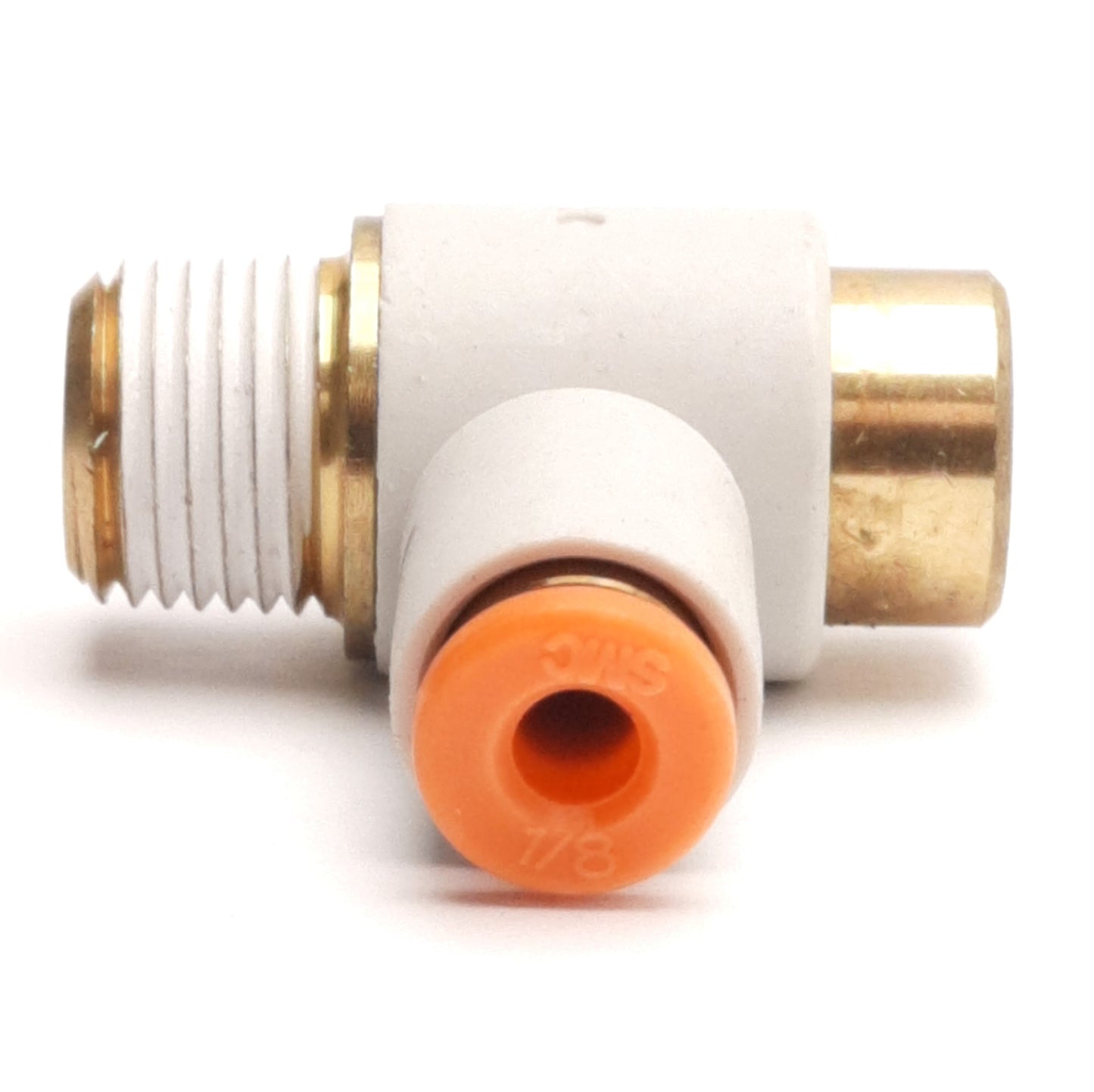 New – Open box Lot of 8 SMC KQ2VS01-34S Universal Male Elbow Fitting, 1/8" P2C to 1/8" NPT