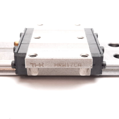 Used THK HRW17CA Linear Bearing Block on 189mm Rail, Carriage: 60mm x 33.5mm x 17mm