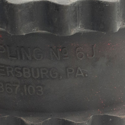 Used TB Wood's No 6J SureFlex Coupling Spider, 66Nm, 3-3/4" x 1-7/8", 6000 RPM Max