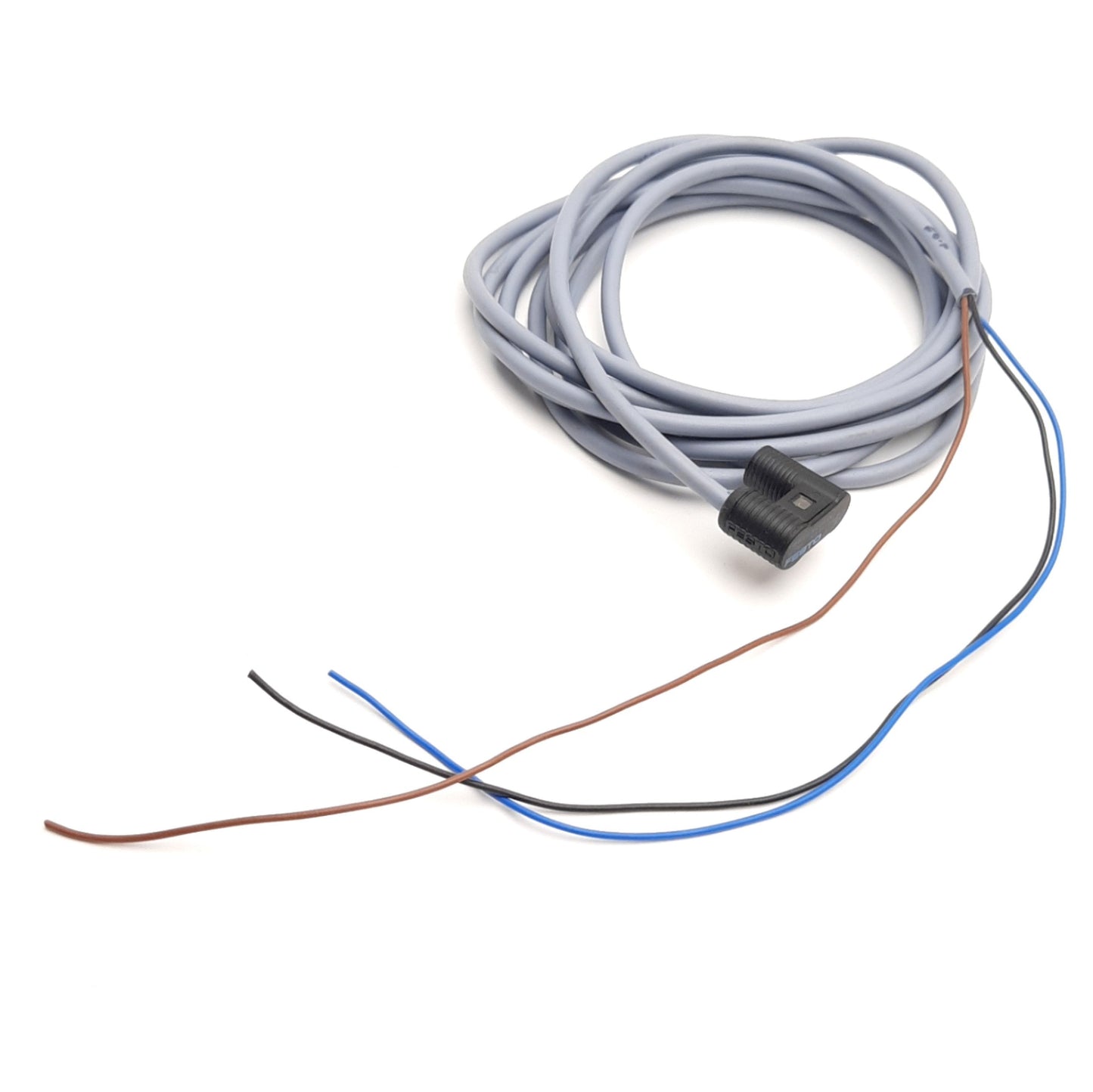 Used Festo SME0-4U-K-LED Proximity Sensor, N.O. Contact, 12-27V DC, 2.5m Cable, 36198