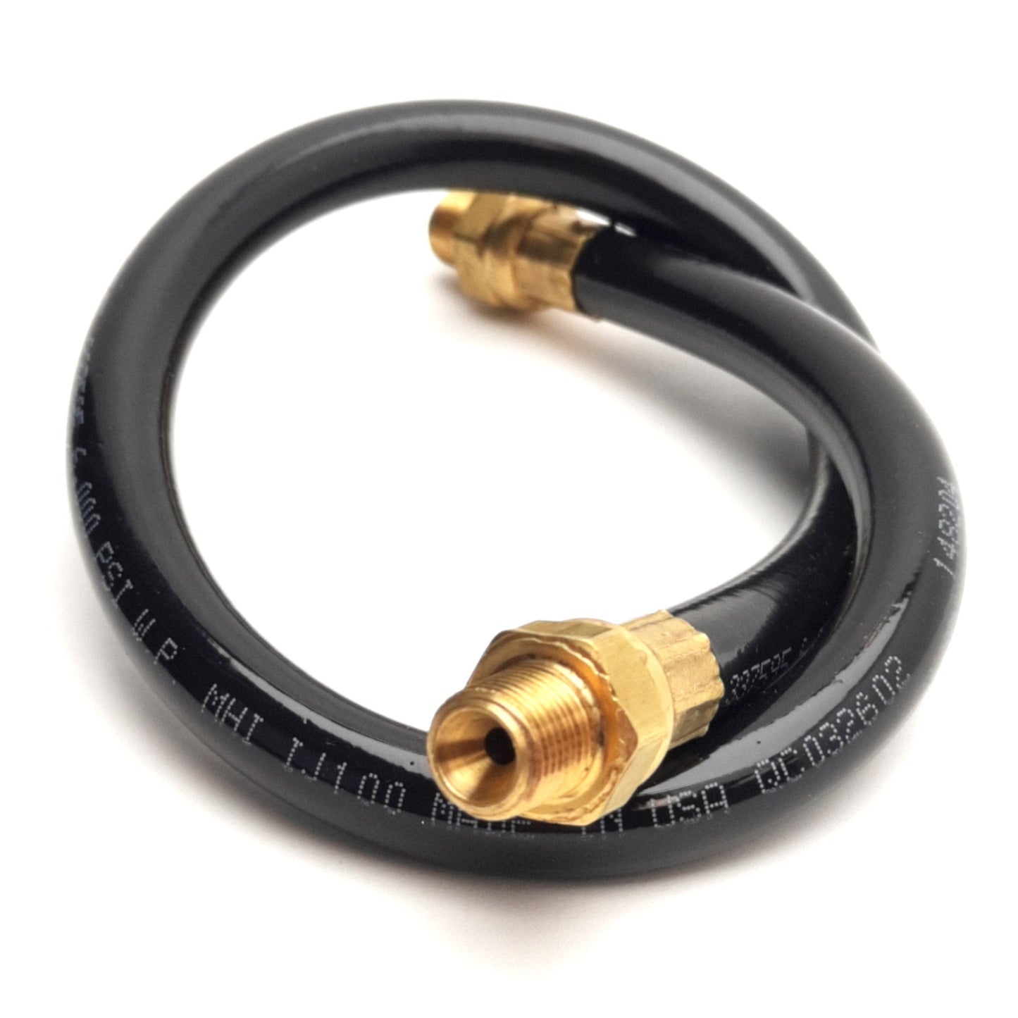 New – Open box Alemite B337595-B1 Hand Grease Gun Extension Hose, 18", 1/8" NPT Male, 6000 Psi