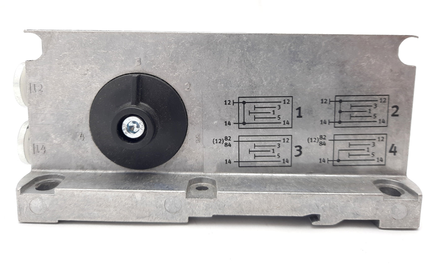 Used Festo VABE-S6-1RZ-G-B1 VTSA Valve Manifold End Plate Aluminum Die Cast