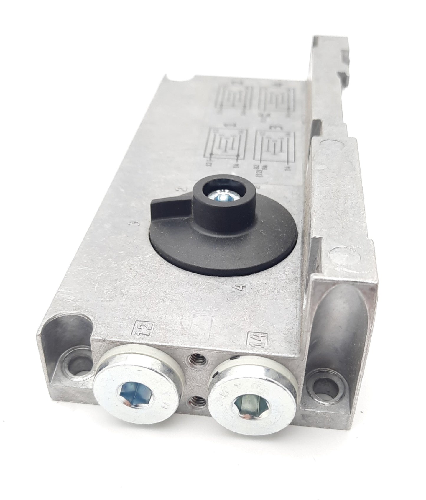 Used Festo VABE-S6-1RZ-G-B1 VTSA Valve Manifold End Plate Aluminum Die Cast