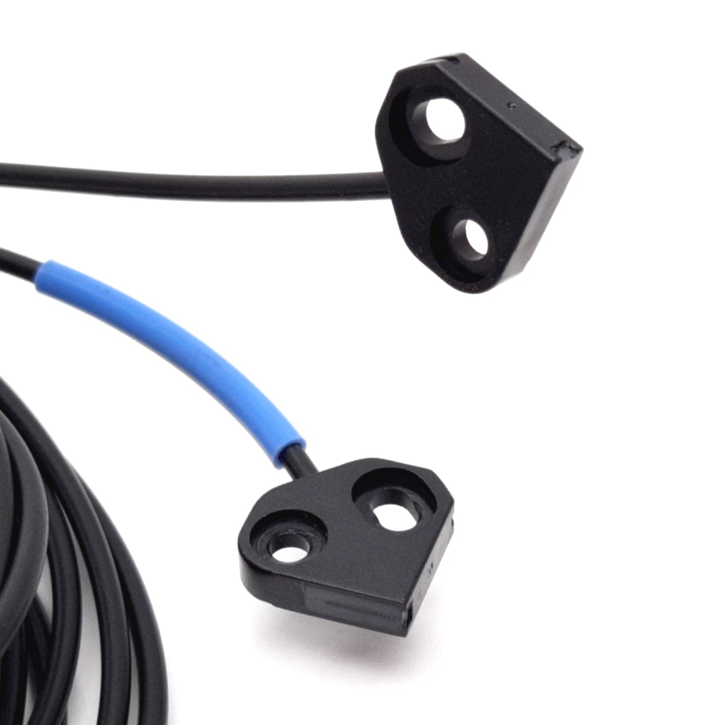 Used Keyence FU-A05 Thrubeam Fiber Optic Sensor Pair 1.9m Length 200mm Detection Area