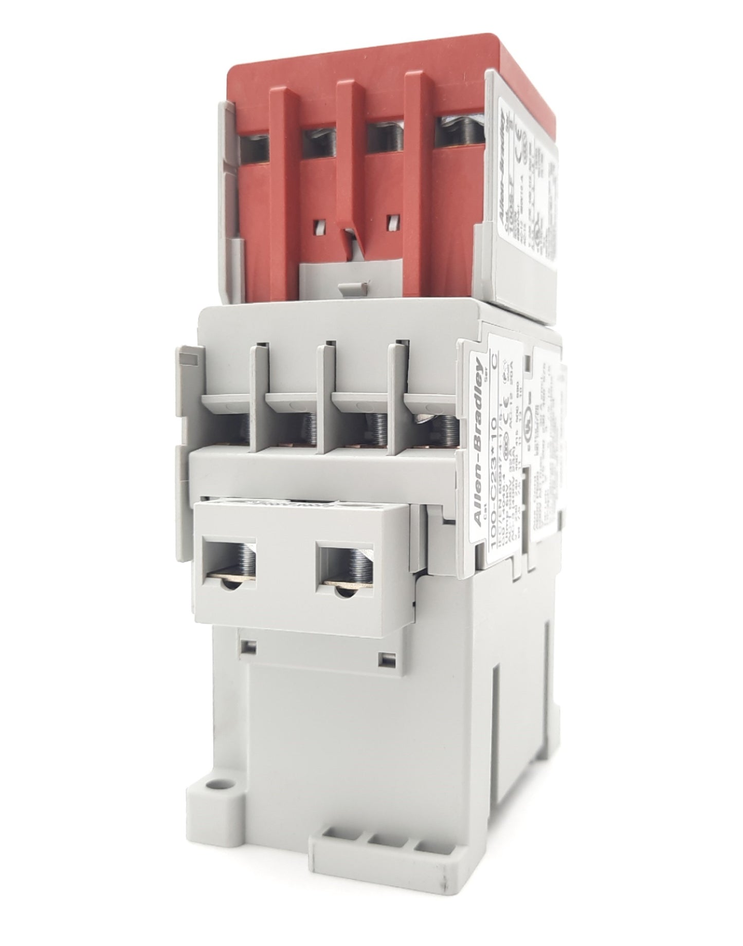 New Allen-Bradley 100S-C23D14C Safety Contact 3NO, 23A 110/120v AC Coil w/ AUX
