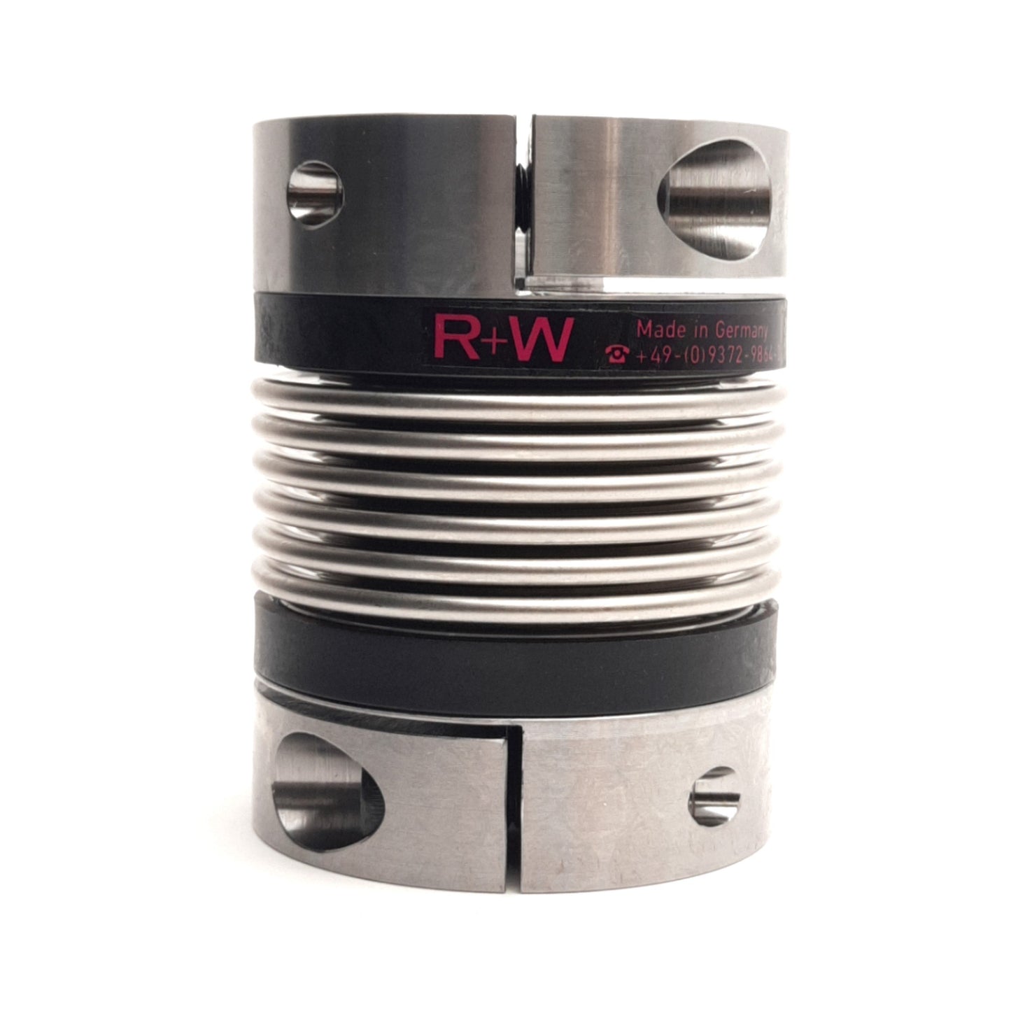 New R&W BK2/150/107/12 Metal Bellows Shaft Coupling, 12mm Bore, 107mm Length