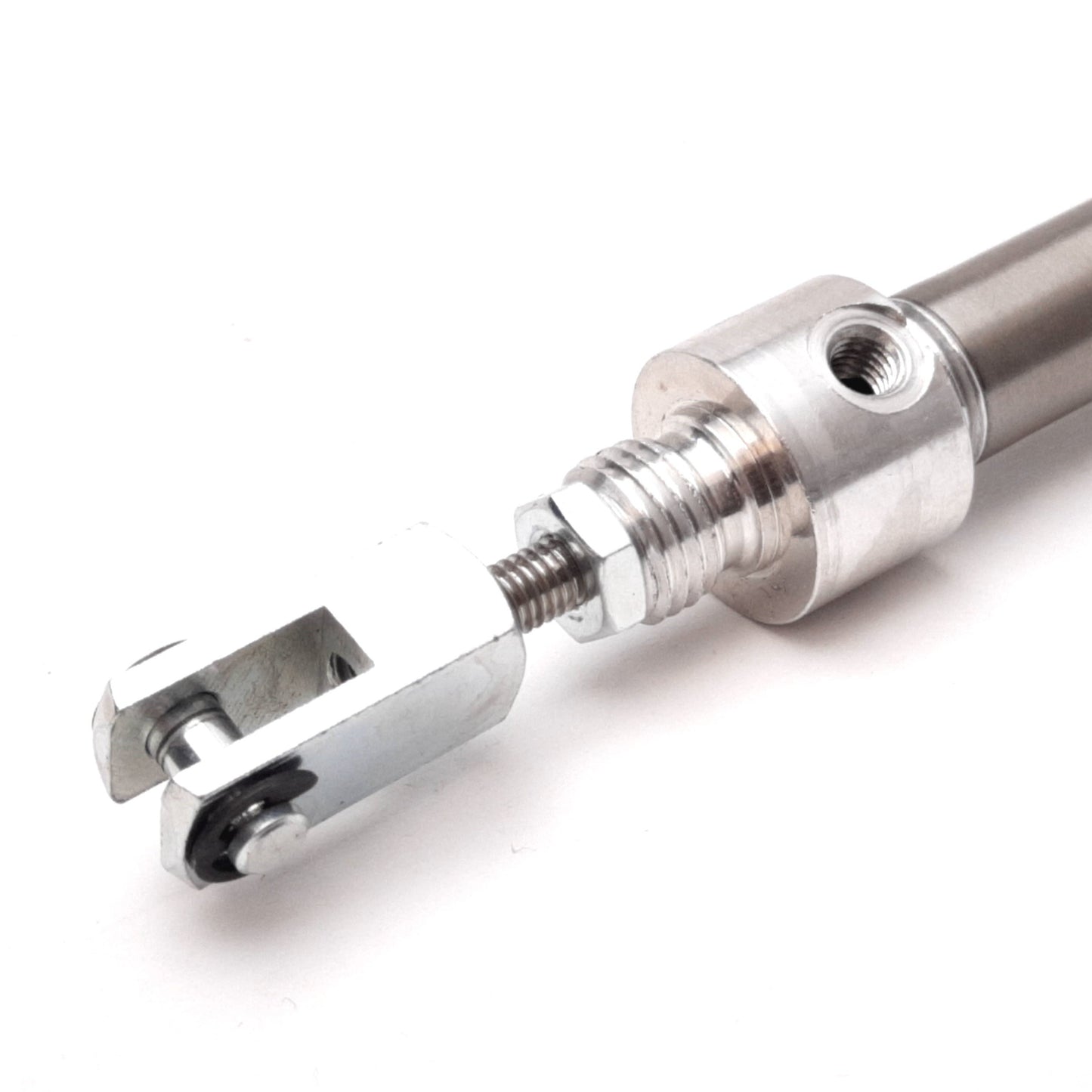 Used Bimba M-011.5-DP Pneumatic Cylinder, Bore: 7/16", Stroke: 1.5", Ports: 10-32