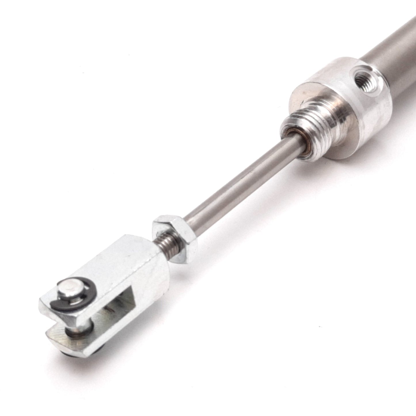 Used Bimba M-011.5-DP Pneumatic Cylinder, Bore: 7/16", Stroke: 1.5", Ports: 10-32