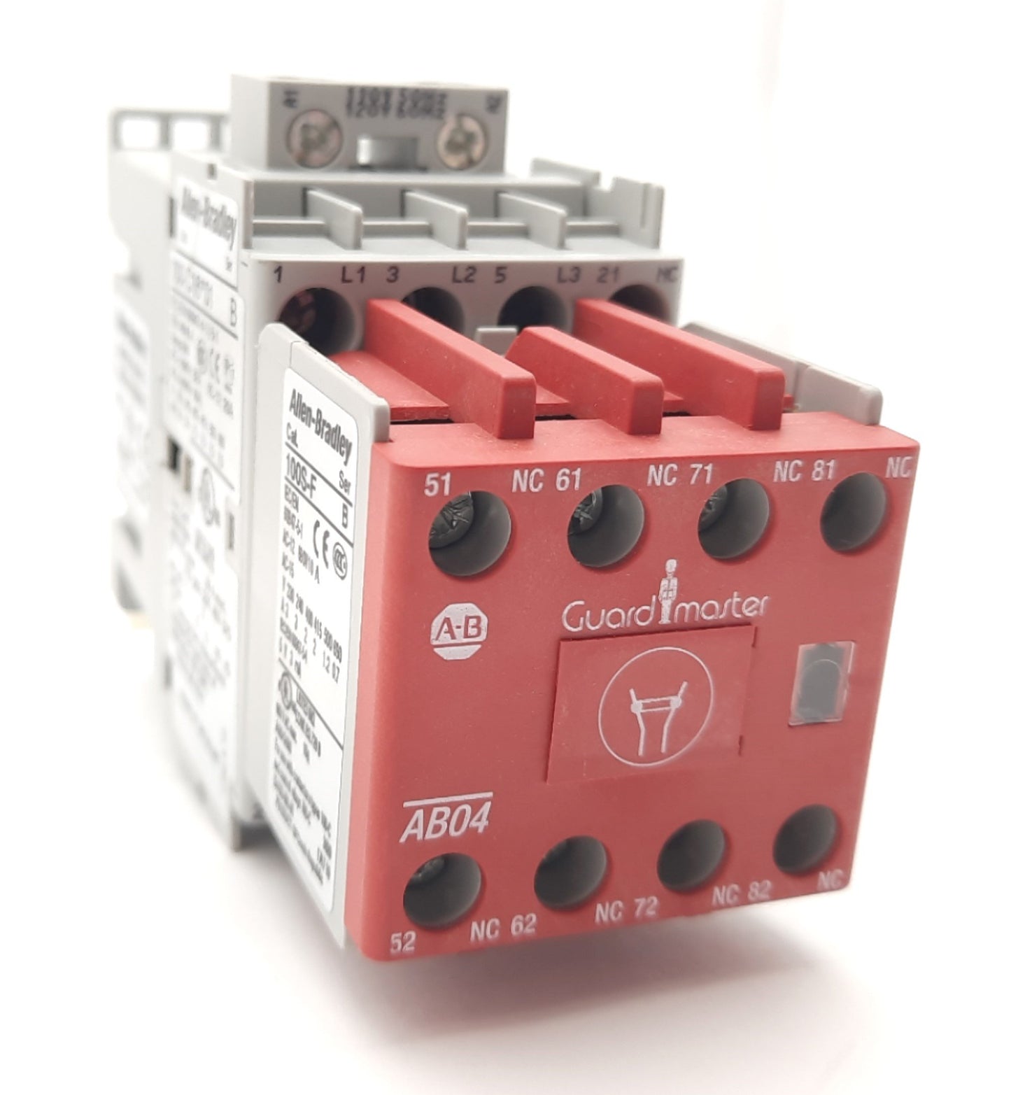 New Allen Bradley 100S-C16D05BC Safety Contactor 120V 3 N.O Power Poles 5 N.C Aux